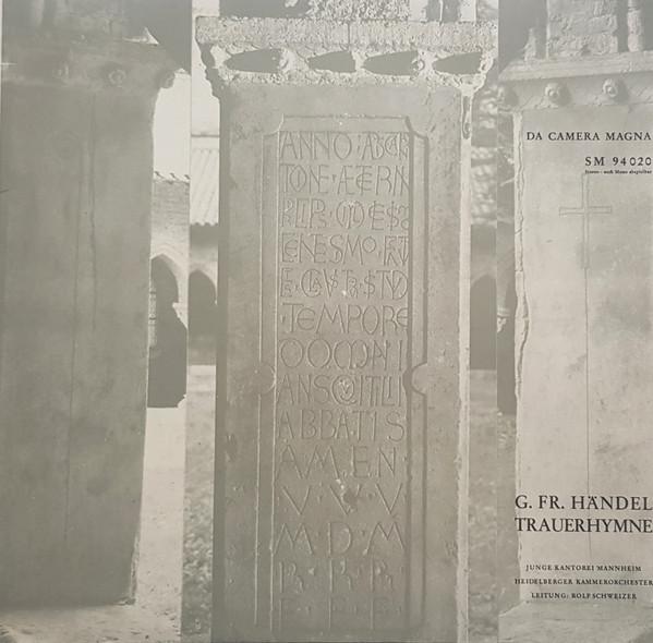 LP Record GEORG FRIEDRICH HÄNDEL , JUNGE KANT - Trauerhymne SM94020 Da Camera Magna Germany Classical Used
LP Record GEORG FRIEDRICH HÄNDEL , JUNGE KANT - Trauerhymne SM94020 Da Camera Magna Germany Classical Used