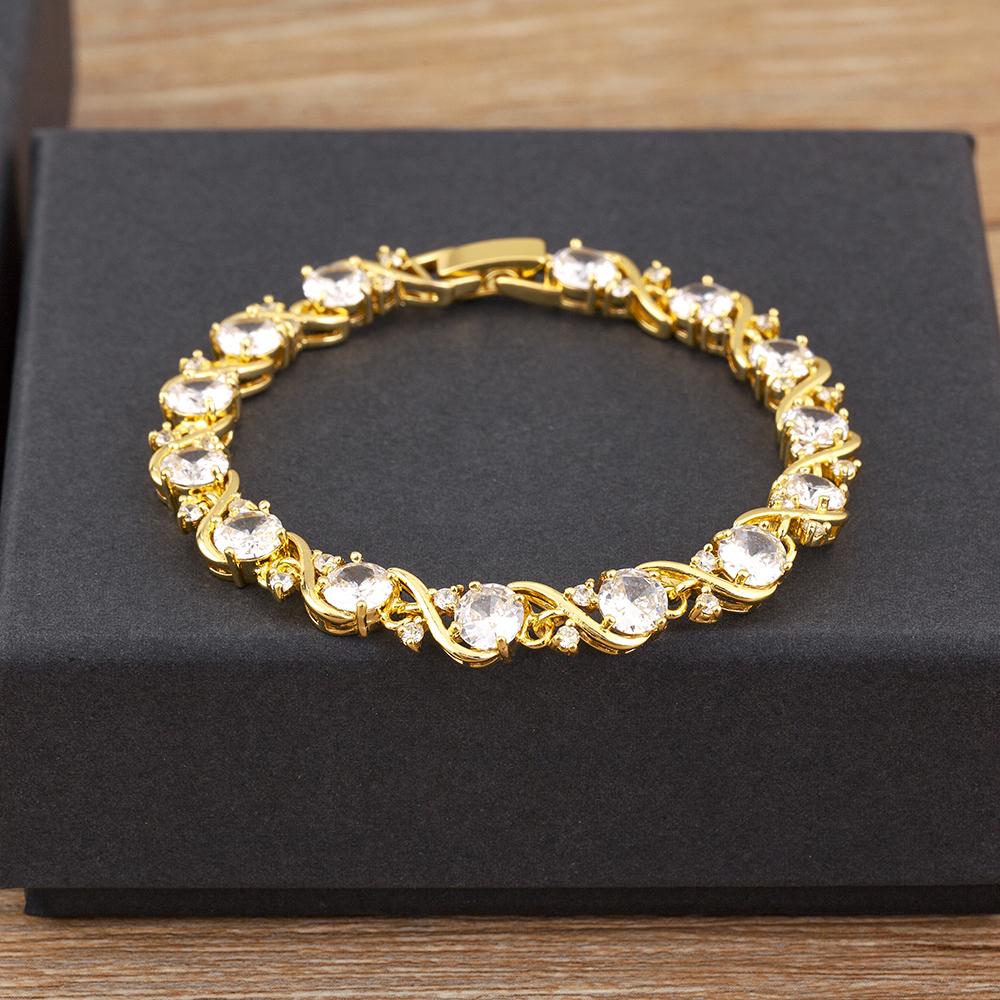 Nidin Elegant Aesthetic Pave Shiny Crystal Zircon Charm Chain Bracelets 2 Colors For Women Light Luxury Bangle Jewelry Fine Gift белый
Nidin Elegant Aesthetic Pave Shiny Crystal Zircon Charm Chain Bracelets 2 Colors For Women Light Luxury Bangle Jewelry Fine Gift белый