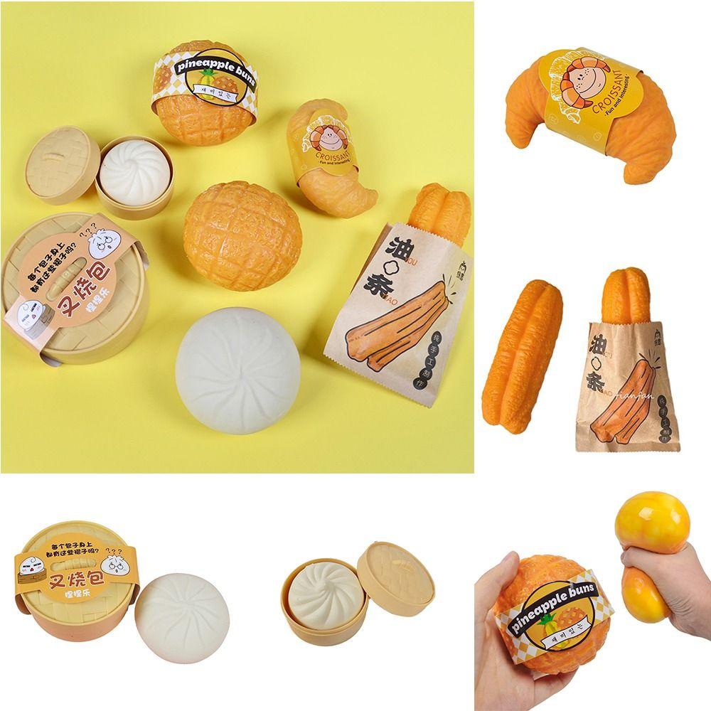 Bread Simulation Food Fidget Toy Deep-fried Dough Sticks Pinch Decompression Toy Kid Croissant
Bread Simulation Food Fidget Toy Deep-fried Dough Sticks Pinch Decompression Toy Kid Croissant