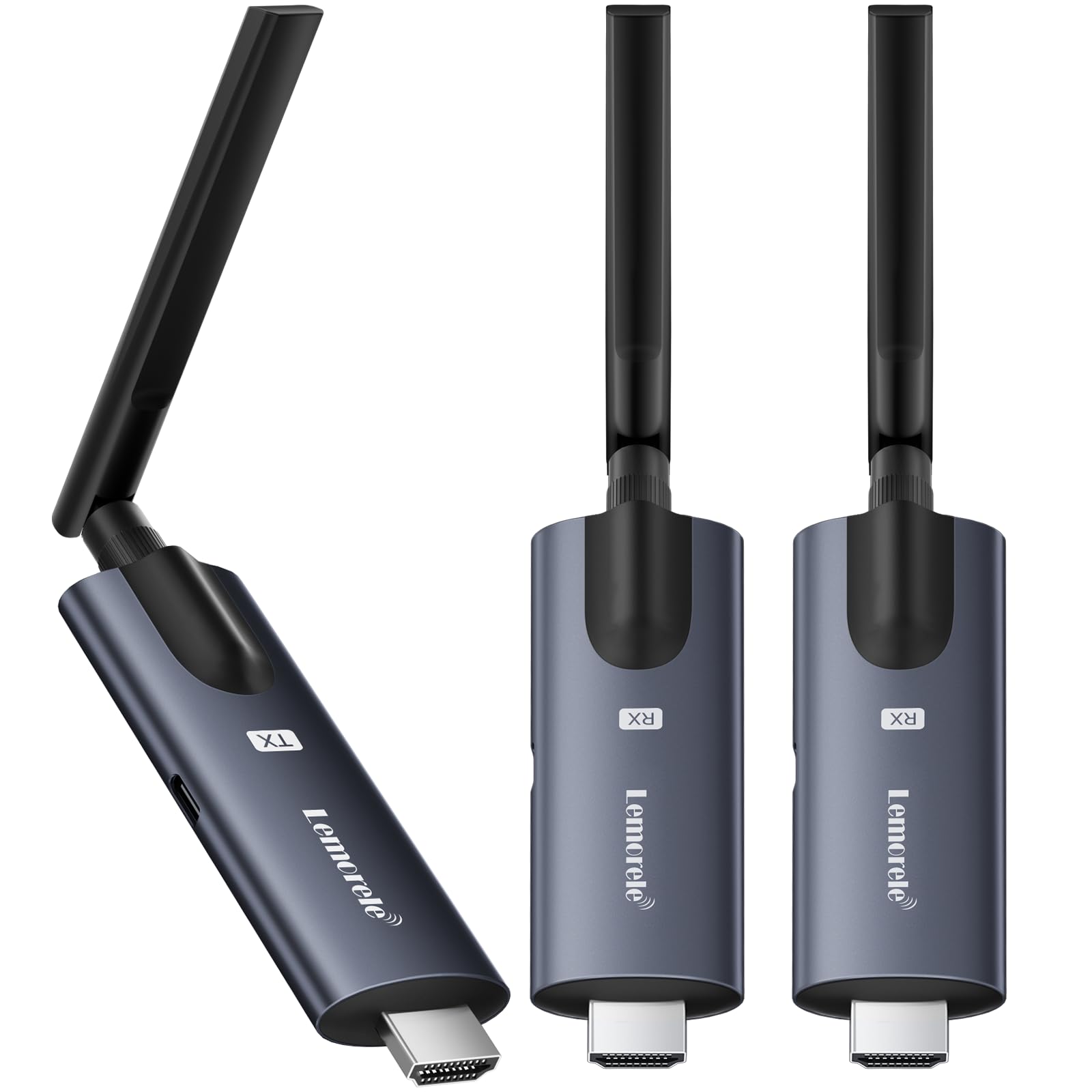 Wireless HDMI 1 x Transmitter 2 x Compact 4 Receivers Can be Expansion Mode HDMI Wireless Stable Transfer HDMI Wireless Video and Audio темно-сірий
Wireless HDMI 1 x Transmitter 2 x Compact 4 Receivers Can be Expansion Mode HDMI Wireless Stable Transfer HDMI Wireless Video and Audio темно-сірий