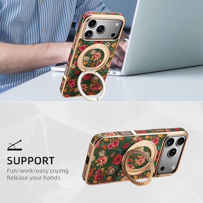 Denior Leather Anti-Fingerprint iPhone 17 Pro Max Flower Case with Holder iPhone 15 Pro
Denior Leather Anti-Fingerprint iPhone 17 Pro Max Flower Case with Holder iPhone 15 Pro