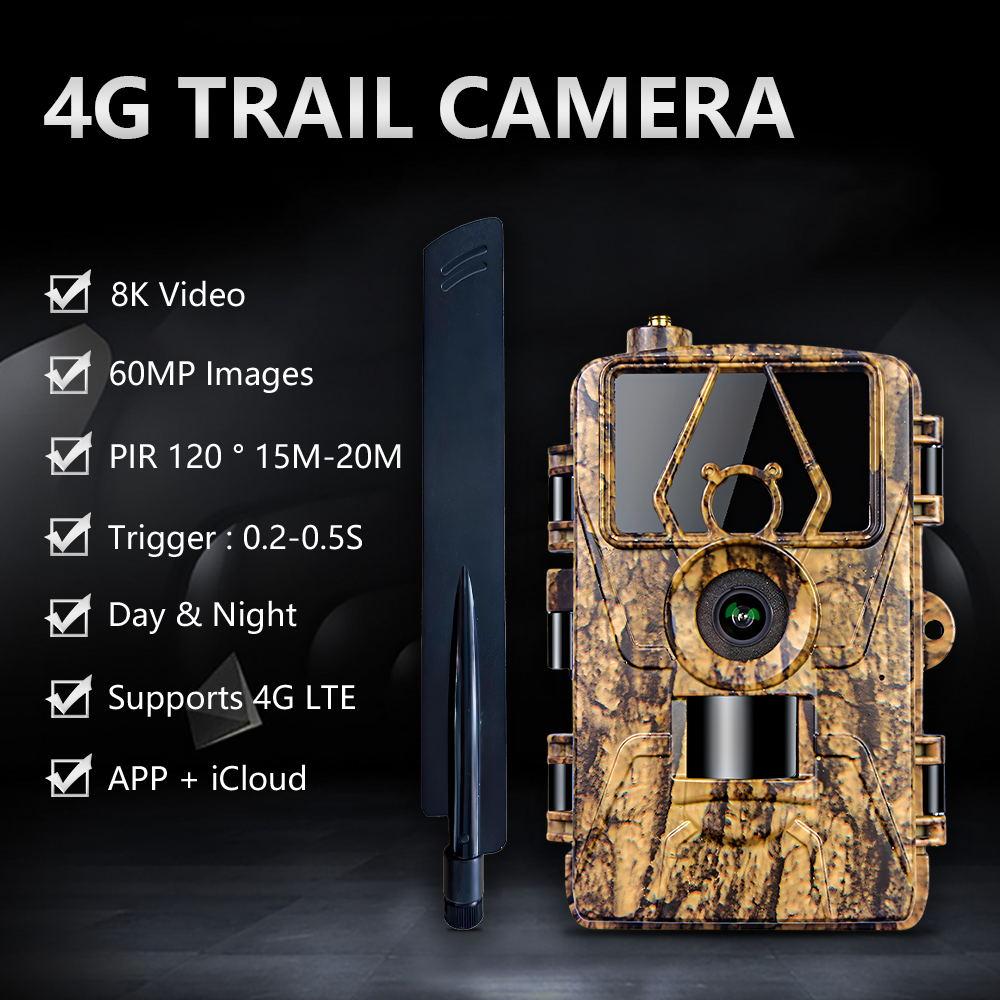 PR801LTE 4G Лісова камера 60МП 8K 0.2С Спрацювання Мисливська камера з IP66 Водонепроникністю для спостереження за дикою природою EU Version
PR801LTE 4G Лісова камера 60МП 8K 0.2С Спрацювання Мисливська камера з IP66 Водонепроникністю для спостереження за дикою природою EU Version