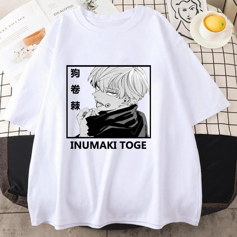 Новые классные футболки с короткими рукавами с принтом Inumaki Toge, женские топы унисекс, летние футболки с круглым вырезом в стиле аниме Harajuku M
Новые классные футболки с короткими рукавами с принтом Inumaki Toge, женские топы унисекс, летние футболки с круглым вырезом в стиле аниме Harajuku M