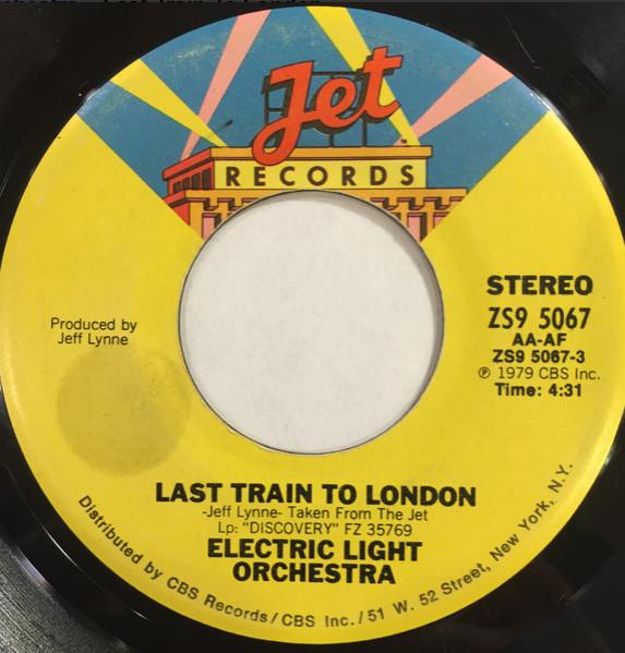 7inch Record ELECTRIC LIGHT ORCHESTRA Last Train To London Down Home Tow ZS95067 Jet Records 1979 US Rock Used
7inch Record ELECTRIC LIGHT ORCHESTRA Last Train To London Down Home Tow ZS95067 Jet Records 1979 US Rock Used