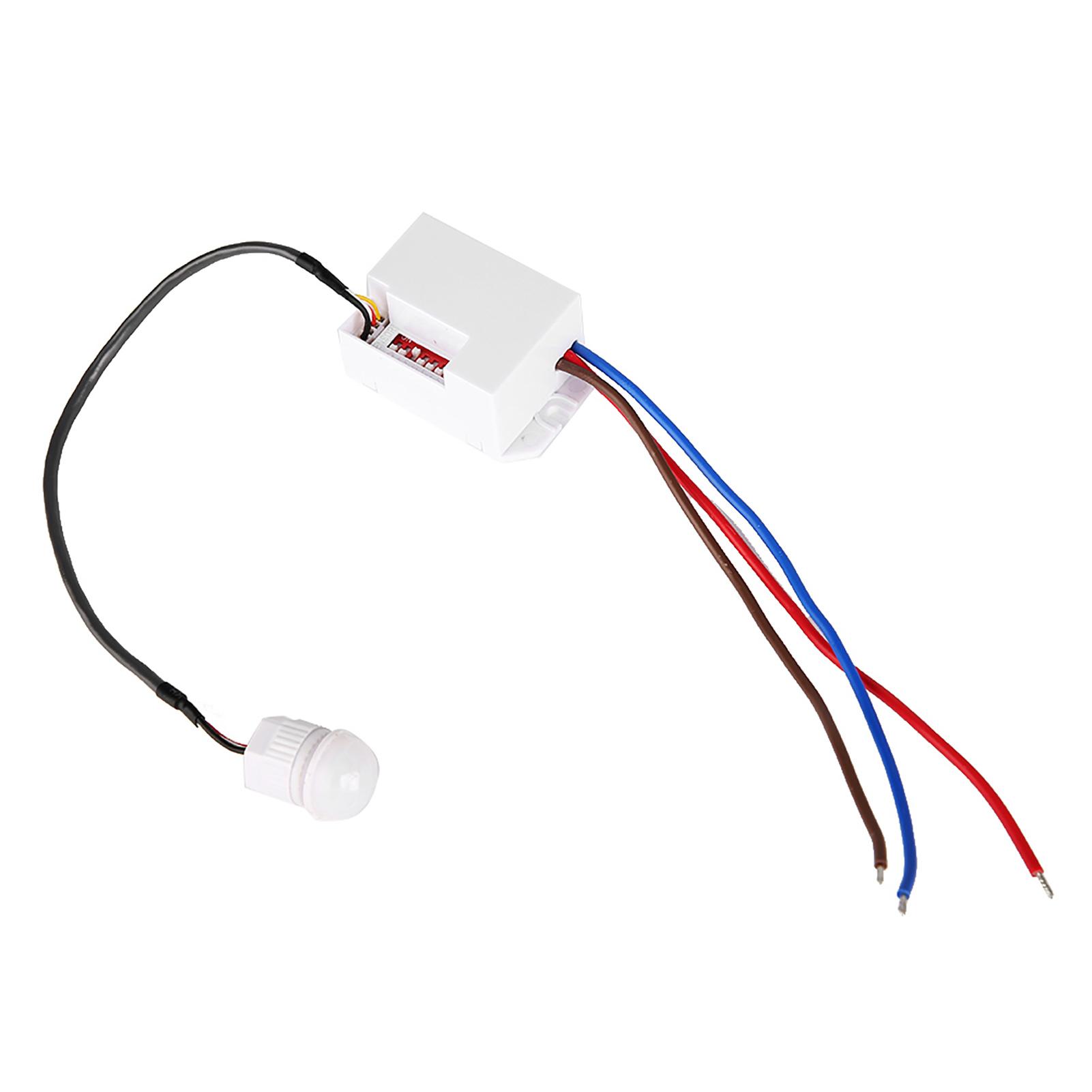 110‑240V Mini Adjustable High Sensitivity Time Delay PIR Infared Motion Inductive Switch
110‑240V Mini Adjustable High Sensitivity Time Delay PIR Infared Motion Inductive Switch