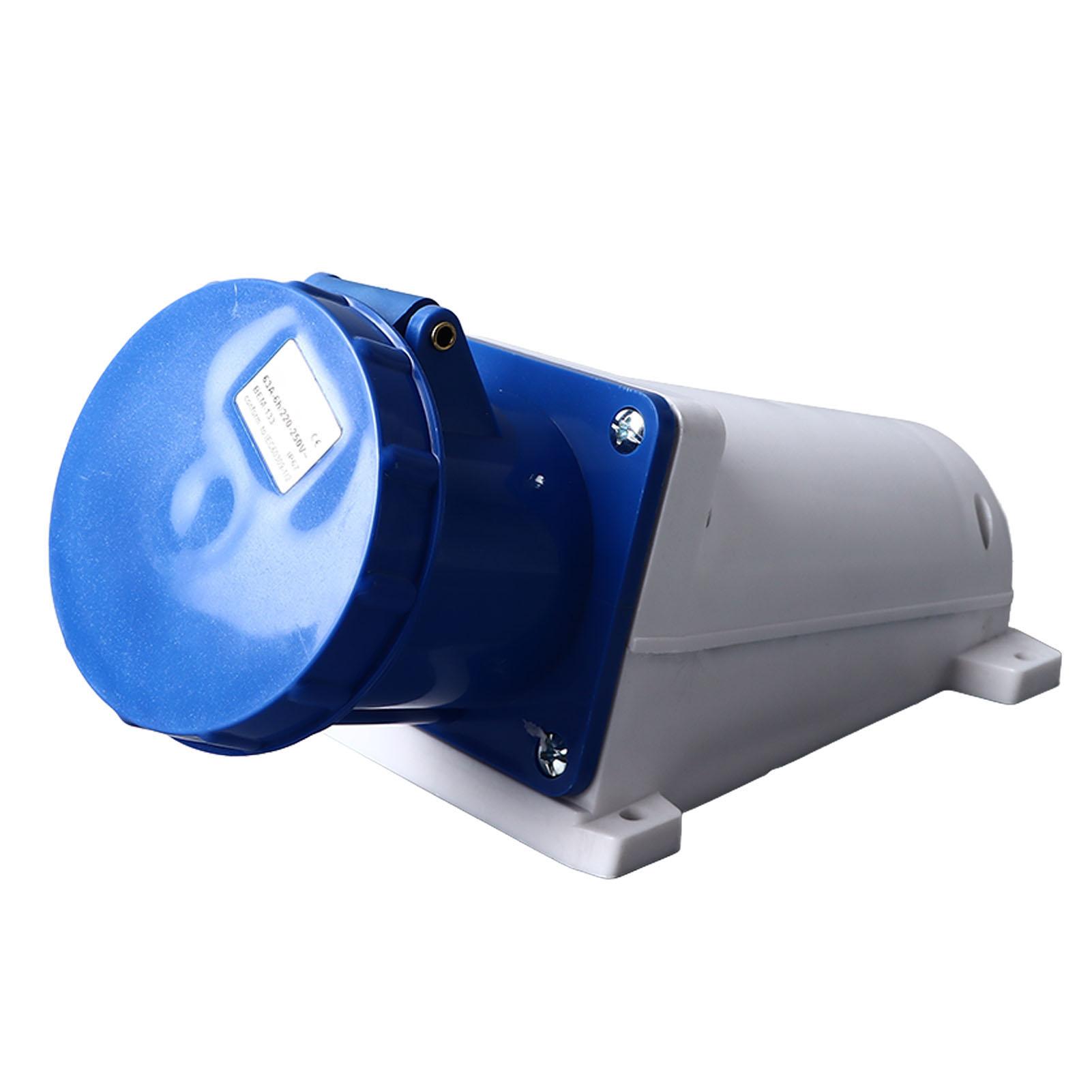 Industrial Connector Waterproof Stable Connection Male Female Power Connector 3 Pin 63A 220250V
Industrial Connector Waterproof Stable Connection Male Female Power Connector 3 Pin 63A 220250V