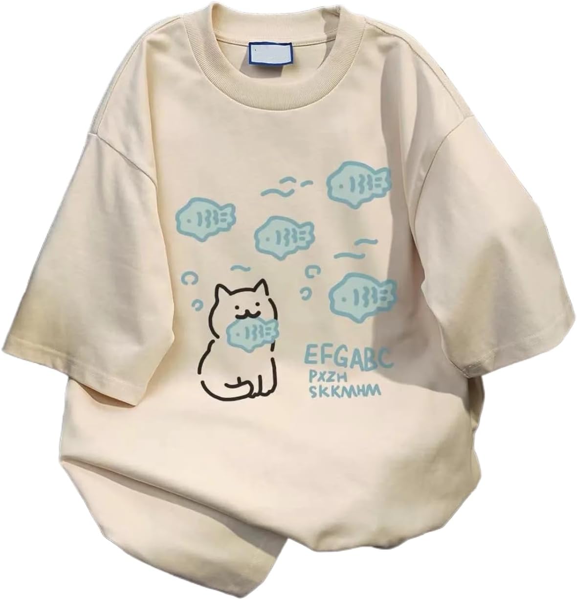 Harajuku Cat Graphic Cotton Short Sleeve T-Shirt for Women Summer Kawaii Graffiti Print Tee Top Preppy Grunge Clothes S разноцветный
Harajuku Cat Graphic Cotton Short Sleeve T-Shirt for Women Summer Kawaii Graffiti Print Tee Top Preppy Grunge Clothes S разноцветный
