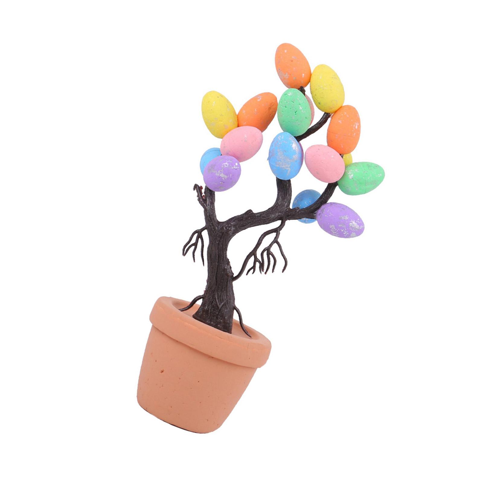 Colorful Easters Eggs Tree Branch Bonsais Decorative Potted Plant Holiday Celebration Accessories Desktop Decoration
Colorful Easters Eggs Tree Branch Bonsais Decorative Potted Plant Holiday Celebration Accessories Desktop Decoration