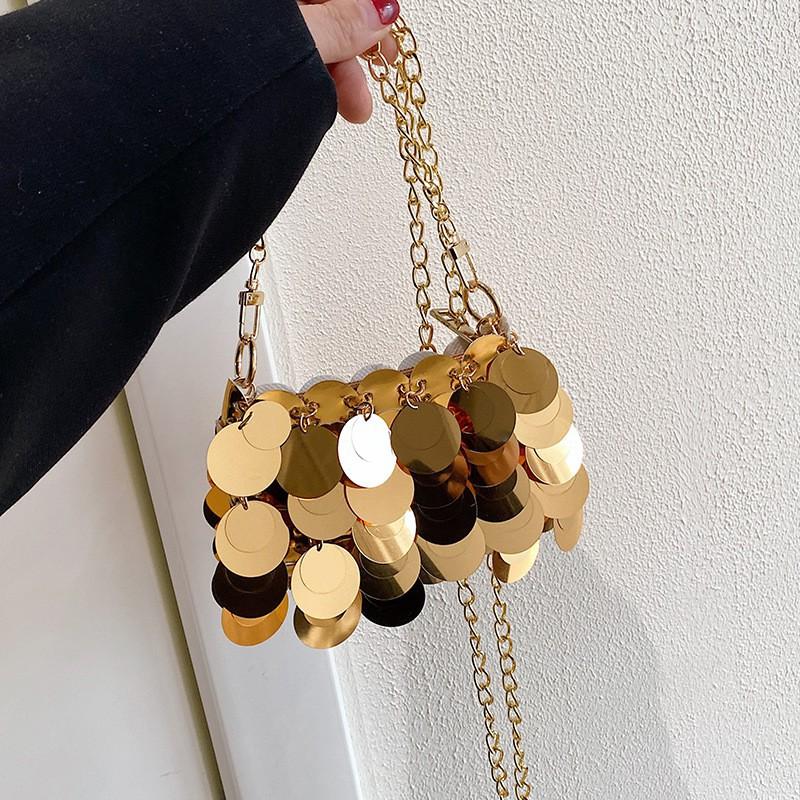 Small Bag Female Internet Celebrity Super Hot Sequins Cross-carrying Square All-matching Personalized Keyhole Red Envelope золотистий
Small Bag Female Internet Celebrity Super Hot Sequins Cross-carrying Square All-matching Personalized Keyhole Red Envelope золотистий