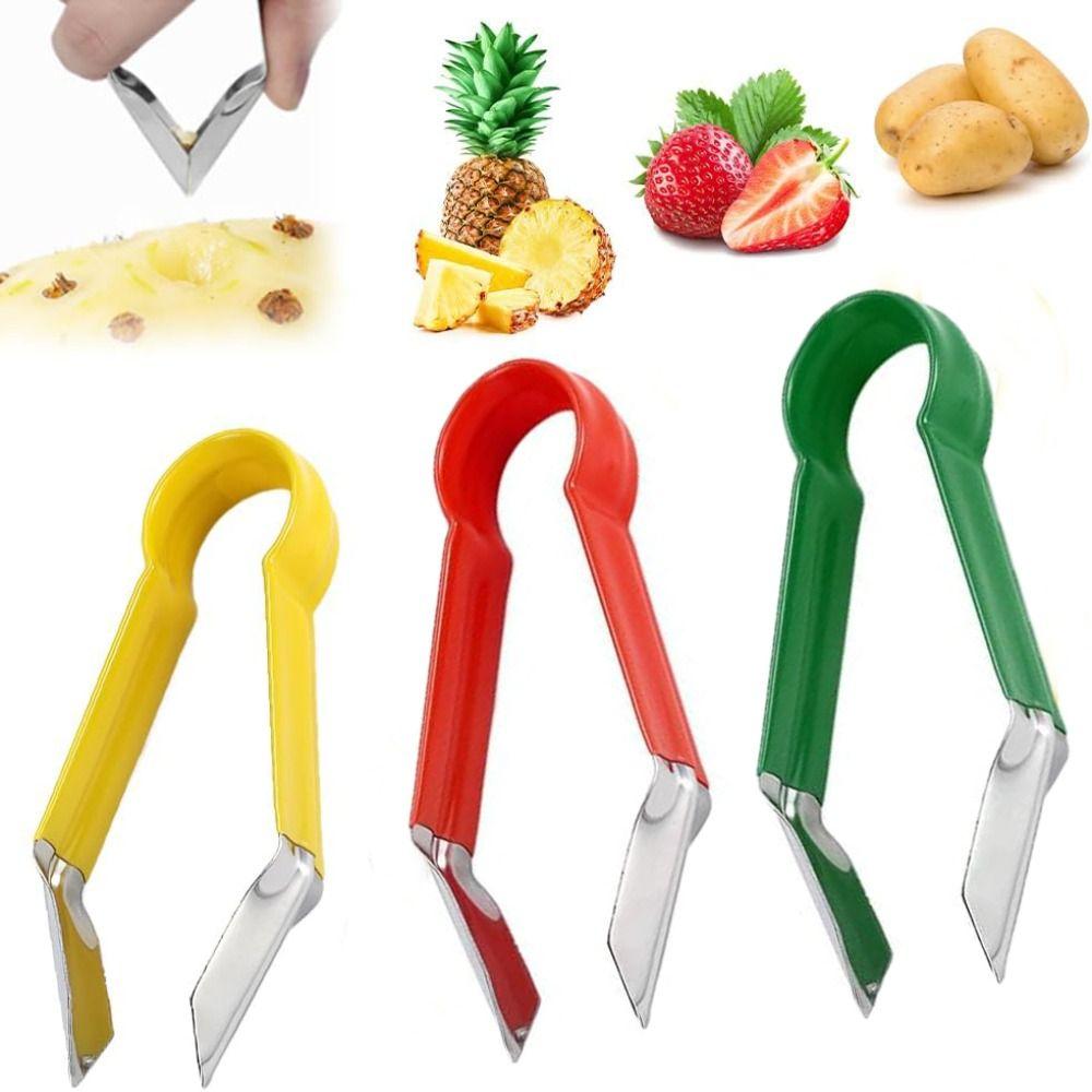 Fruit Slicer Pineapple Eye Remover Kitchen Tool Fruit Corer New Strawberry Corer Tool срібний
Fruit Slicer Pineapple Eye Remover Kitchen Tool Fruit Corer New Strawberry Corer Tool срібний
