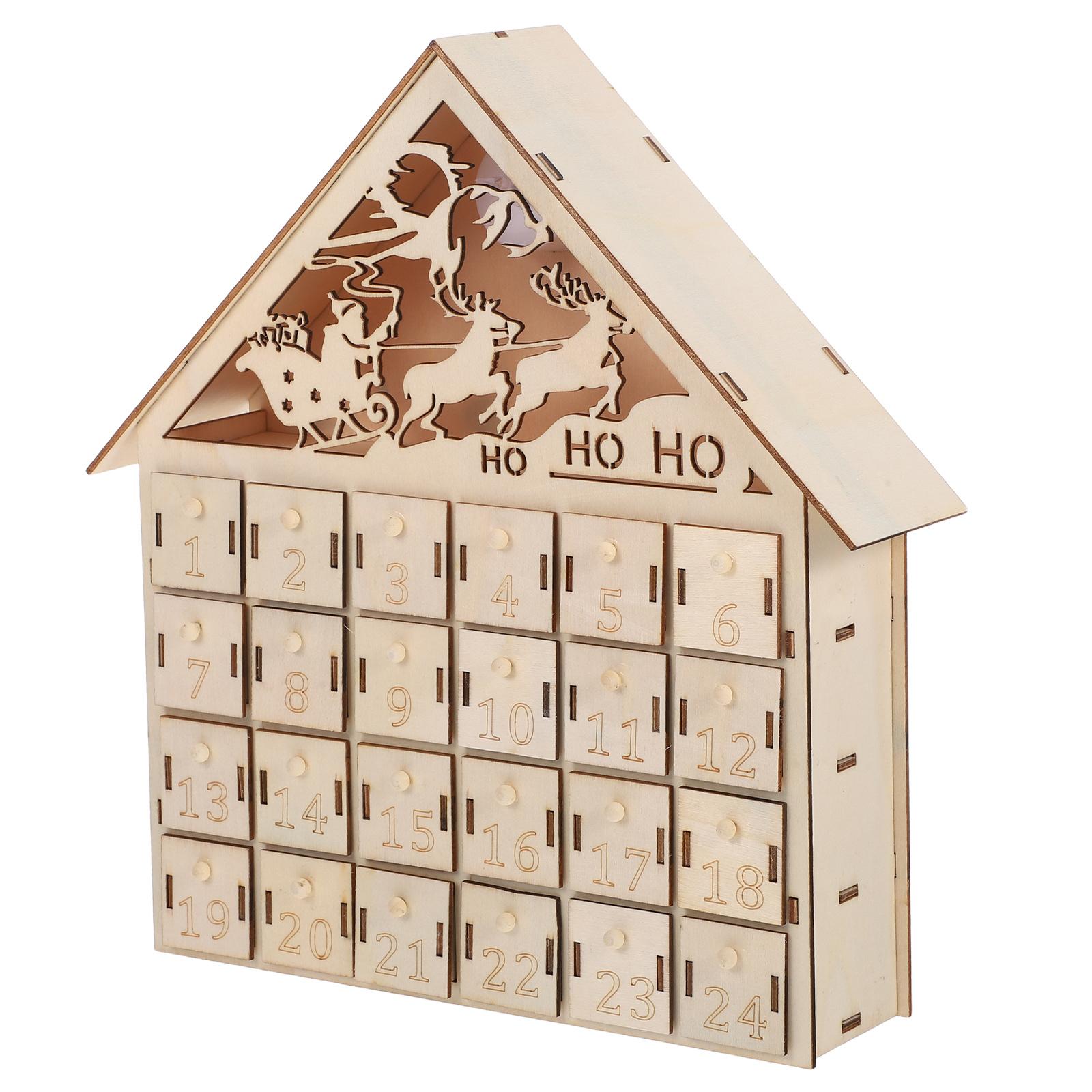 Wooden Advent Calendar 24 Drawer LED Light Up Countdown Christmas 2026 Refillable Rustic Tabletop Village Decor other
Wooden Advent Calendar 24 Drawer LED Light Up Countdown Christmas 2026 Refillable Rustic Tabletop Village Decor other