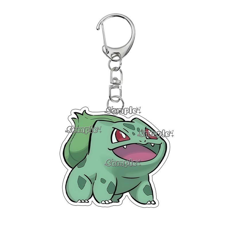 Anime Pocket Monsters Bulbasaur Figure Acrylic Keychain Keyring Kawaii Cartoon Ornaments Pendant Decoration Charm Toy Gifts about 5cm
Anime Pocket Monsters Bulbasaur Figure Acrylic Keychain Keyring Kawaii Cartoon Ornaments Pendant Decoration Charm Toy Gifts about 5cm