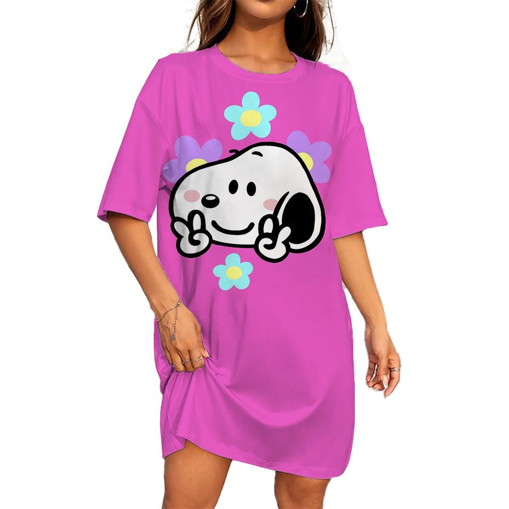 Літня сукня вільна вінтажна з принтом Snoopy сукня-футболка повсякденна жіноча з коротким рукавом нова сукня великого розміру жіночий одяг S
Літня сукня вільна вінтажна з принтом Snoopy сукня-футболка повсякденна жіноча з коротким рукавом нова сукня великого розміру жіночий одяг S