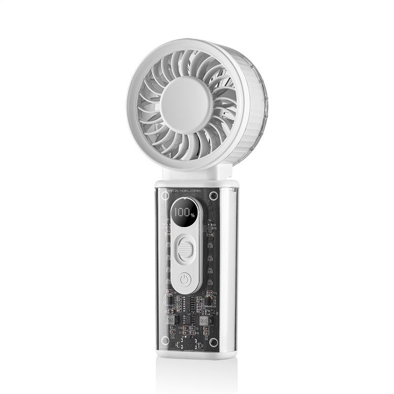 Rechargeable Transparent USB Foldable Neck Fan - Strong Wind, Ice Cooling, Portable & Outdoor-Ready 42x74.5x180mm
Rechargeable Transparent USB Foldable Neck Fan - Strong Wind, Ice Cooling, Portable & Outdoor-Ready 42x74.5x180mm