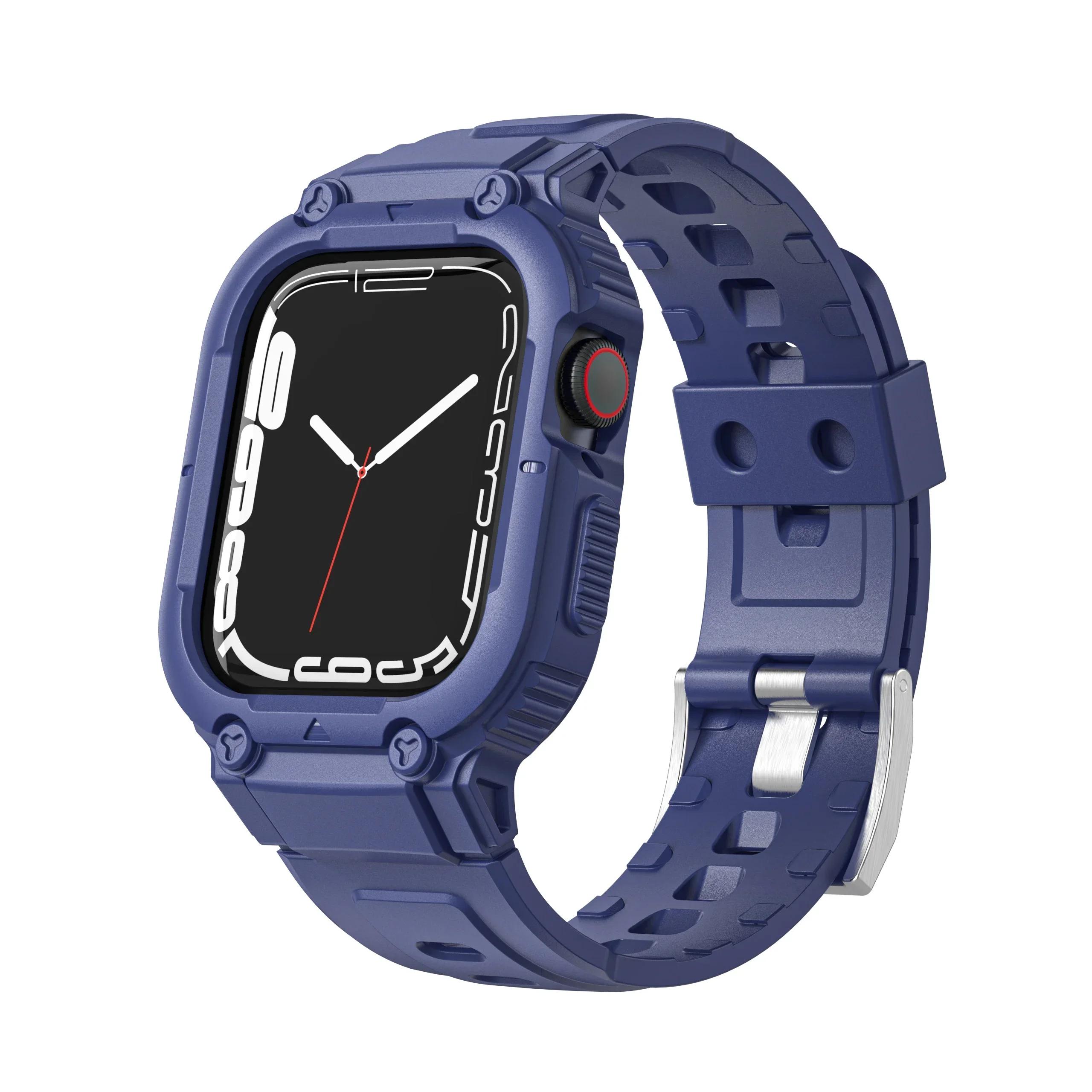 Ремешок для чехла для Apple Watch Ultra 49 мм, 45 мм, 44 мм, 41 мм, 40 мм, силиконовый ремешок для Iwatch Series 8 7 6 Se 5 4, защитный чехол-браслет 40MM
Ремешок для чехла для Apple Watch Ultra 49 мм, 45 мм, 44 мм, 41 мм, 40 мм, силиконовый ремешок для Iwatch Series 8 7 6 Se 5 4, защитный чехол-браслет 40MM