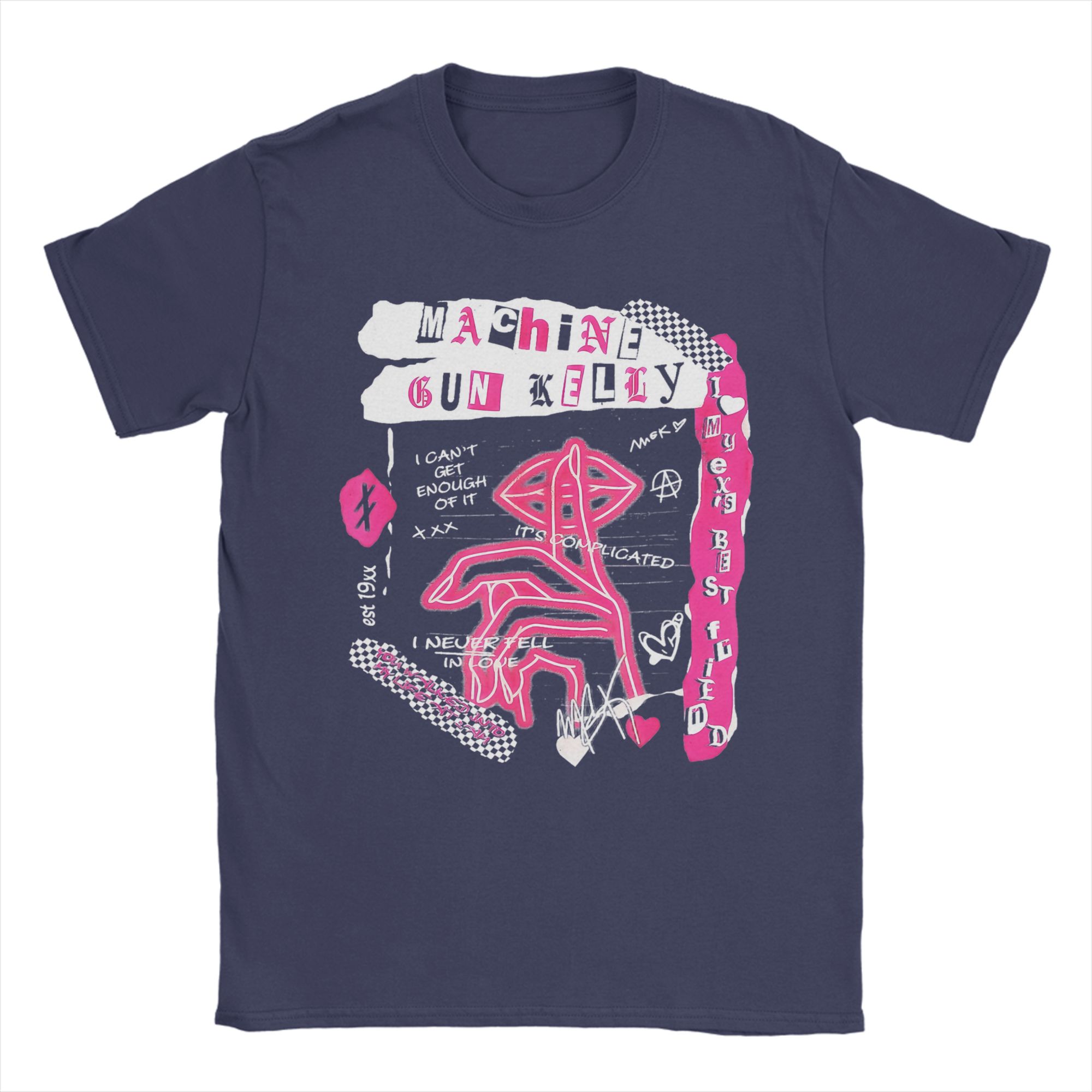 Pink MGK Machine Gun Kelly T Shirt Mens Cotton Fun TShirt O Neck Tees Short Sleeve Tops Summer 4XL
Pink MGK Machine Gun Kelly T Shirt Mens Cotton Fun TShirt O Neck Tees Short Sleeve Tops Summer 4XL