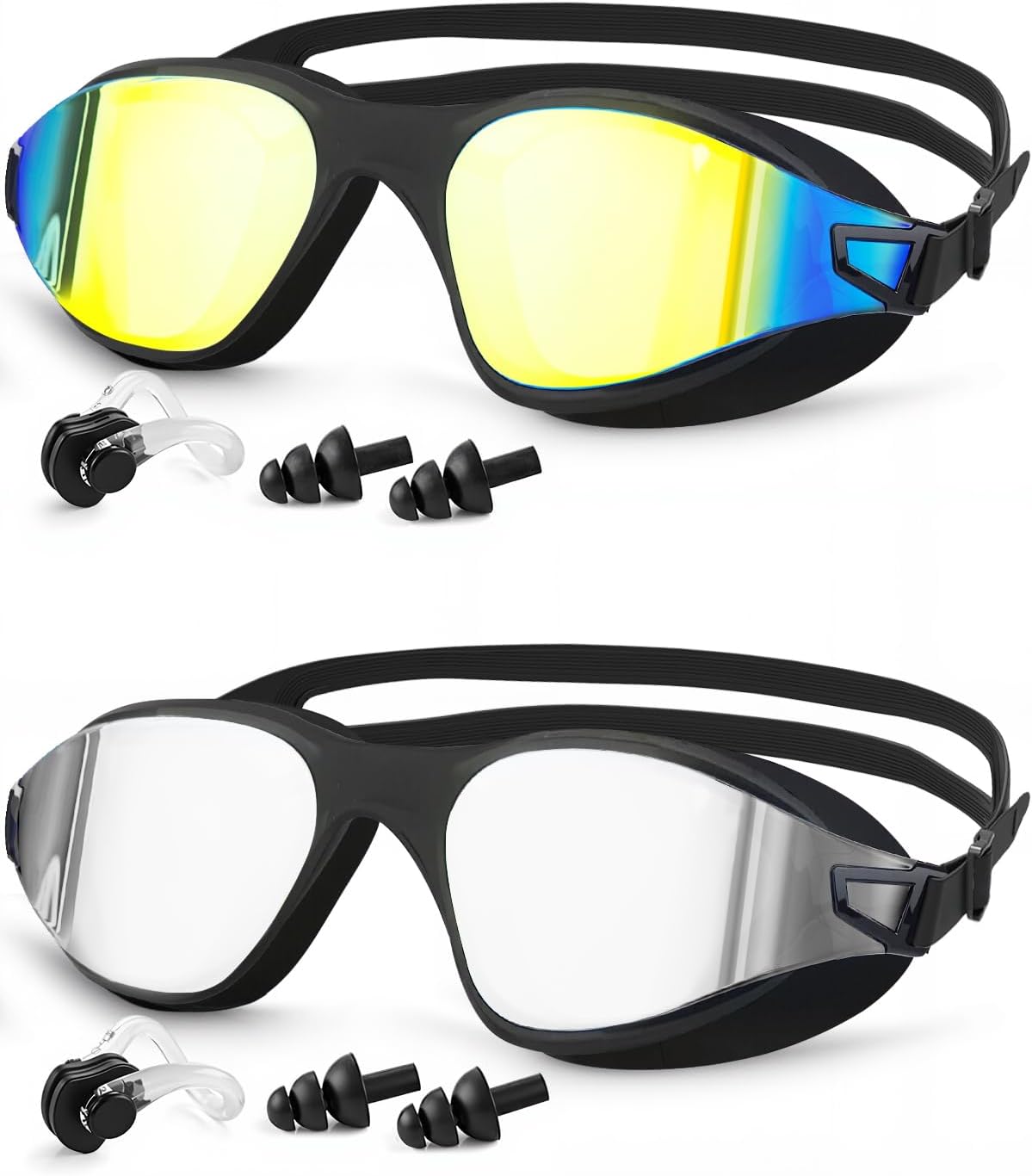 Anti-Fog Swim Goggles 2 Pack, UV Protection No Leaking for Adults Youth United States
Anti-Fog Swim Goggles 2 Pack, UV Protection No Leaking for Adults Youth United States