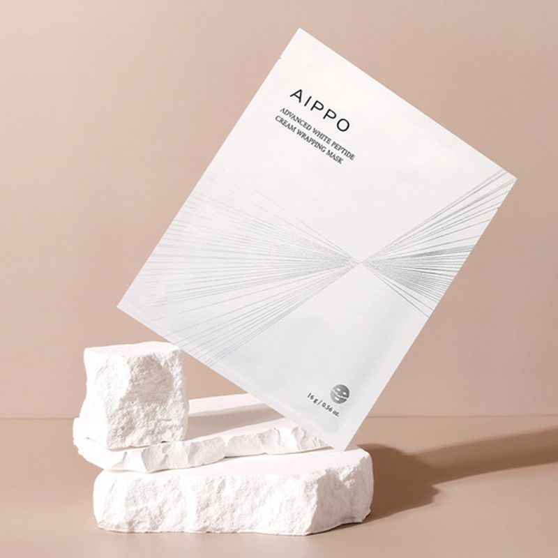 AIPPO Advanced White Peptide Cream Wrapping Mask (10 sheets) 10 sheets
AIPPO Advanced White Peptide Cream Wrapping Mask (10 sheets) 10 sheets