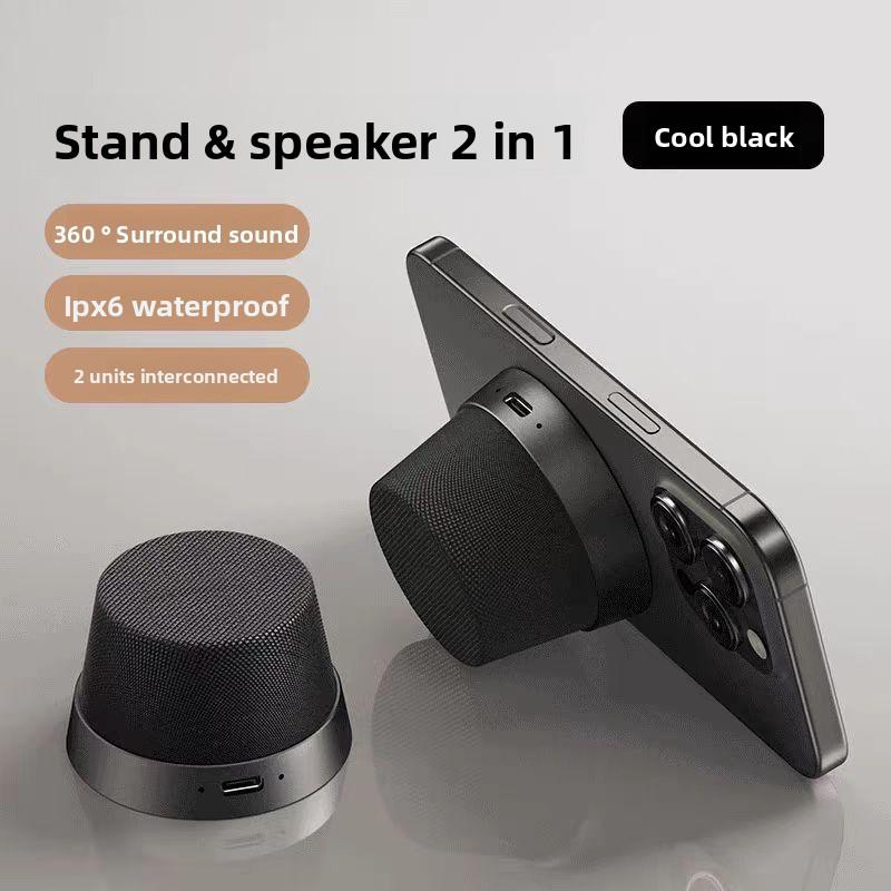 Multifunctional Mini Wireless Bluetooth Speaker Strong Magnet Fabric Stand for Cell Phone Computer Outdoor Waterproof
Multifunctional Mini Wireless Bluetooth Speaker Strong Magnet Fabric Stand for Cell Phone Computer Outdoor Waterproof