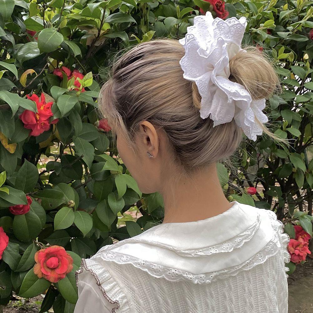 Color Lace Party Lolita Large Scrunchies Elastic Hair Bands Korean Style Hair Rope Women Hair Ties білий
Color Lace Party Lolita Large Scrunchies Elastic Hair Bands Korean Style Hair Rope Women Hair Ties білий