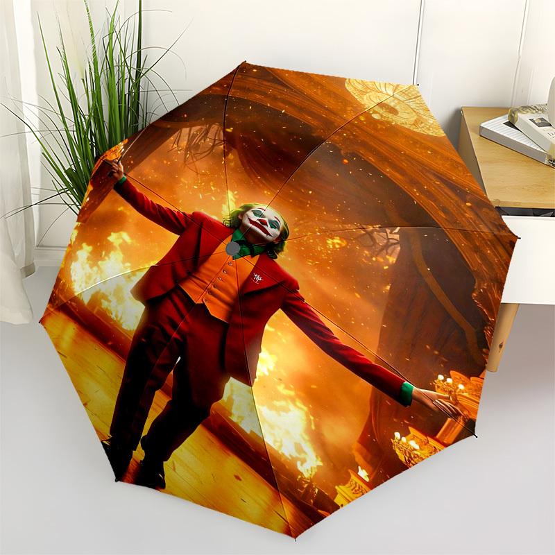 1pc Joker s Fiery Performance Umbrella with Plastic Handle,Suitable for All Seasons Travel Outdoor Multi-functional UmbrellaDCS179
1pc Joker s Fiery Performance Umbrella with Plastic Handle,Suitable for All Seasons Travel Outdoor Multi-functional UmbrellaDCS179