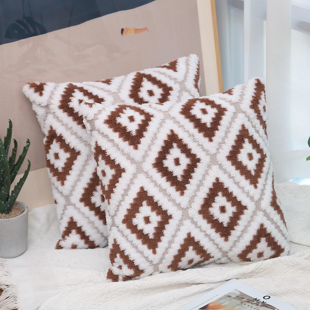 Новая наволочка с ромбовидным узором и современной минималистской геометрической подушкой, рождественская наволочка для дивана в гостиной, наволочка без наволочки 45x45cm Single pillowcase
Новая наволочка с ромбовидным узором и современной минималистской геометрической подушкой, рождественская наволочка для дивана в гостиной, наволочка без наволочки 45x45cm Single pillowcase