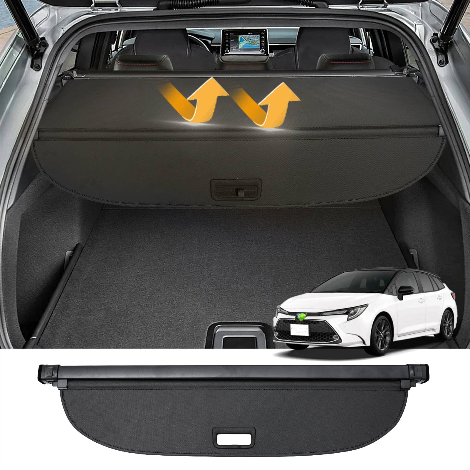 Virauto Toyota Corolla Touring Tonneau Cover Roll Shade Privacy Protection Luggage Storage Corolla Touring September Специально разработано для транспортных средств чёрный
Virauto Toyota Corolla Touring Tonneau Cover Roll Shade Privacy Protection Luggage Storage Corolla Touring September Специально разработано для транспортных средств чёрный