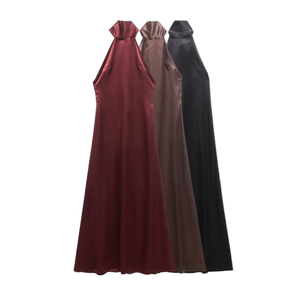 Spring/Summer 2025 Women s Halter Neck Silk Satin Dress: Elegant and Sexy Sleeveless Design Medium
Spring/Summer 2025 Women s Halter Neck Silk Satin Dress: Elegant and Sexy Sleeveless Design Medium