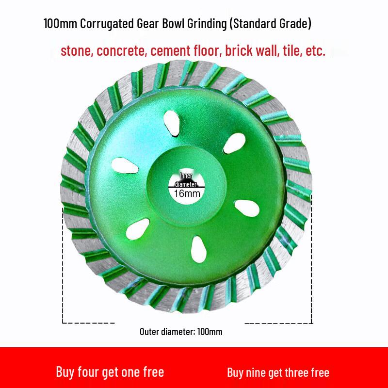 100mm Diamond Grinding Disc for Concrete Angle Grinders
100mm Diamond Grinding Disc for Concrete Angle Grinders