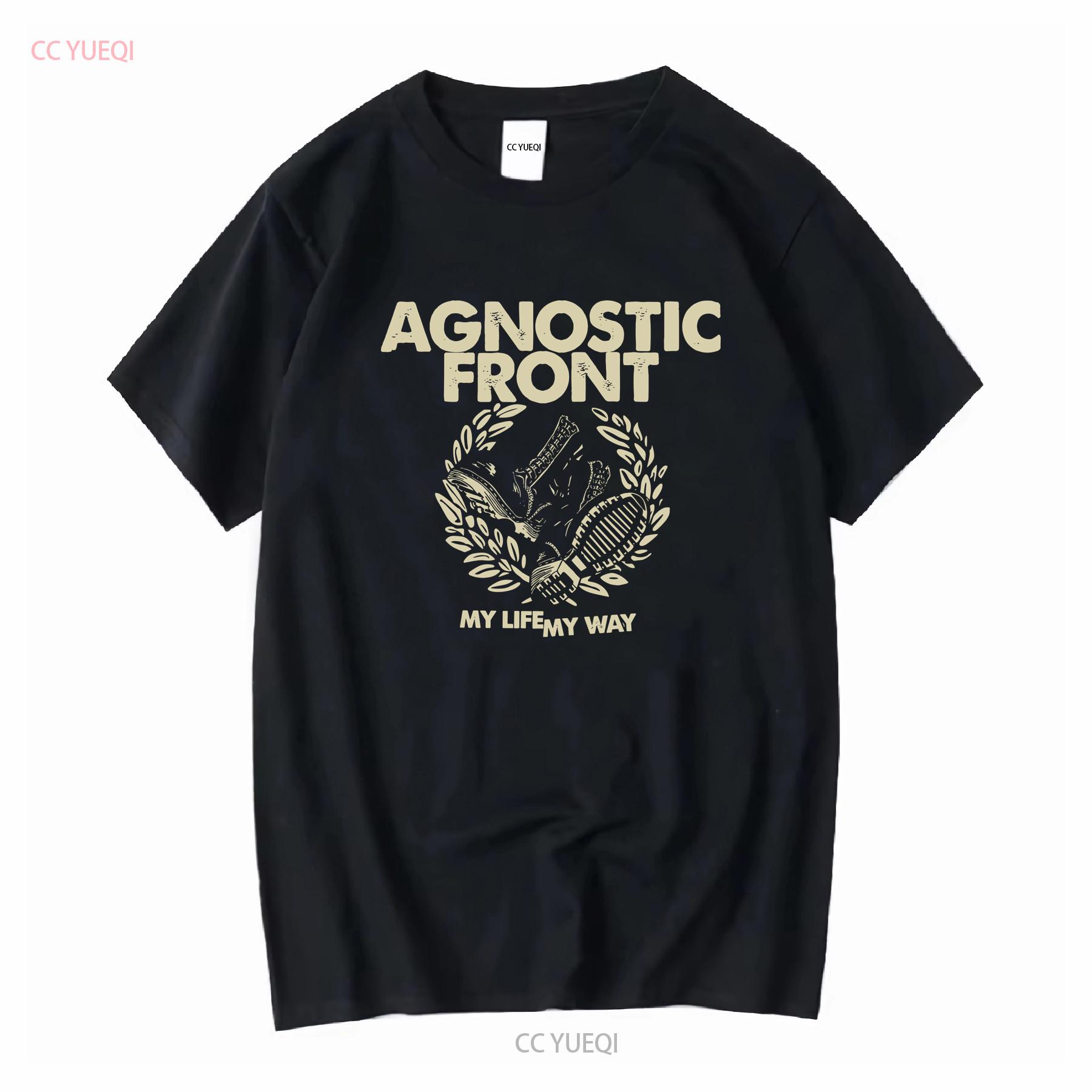Agnostic Front T Shirt my life way hardcore punk rock band TE2760 long or short sleeves vintage Washed streetwear Breathable 4XL
Agnostic Front T Shirt my life way hardcore punk rock band TE2760 long or short sleeves vintage Washed streetwear Breathable 4XL
