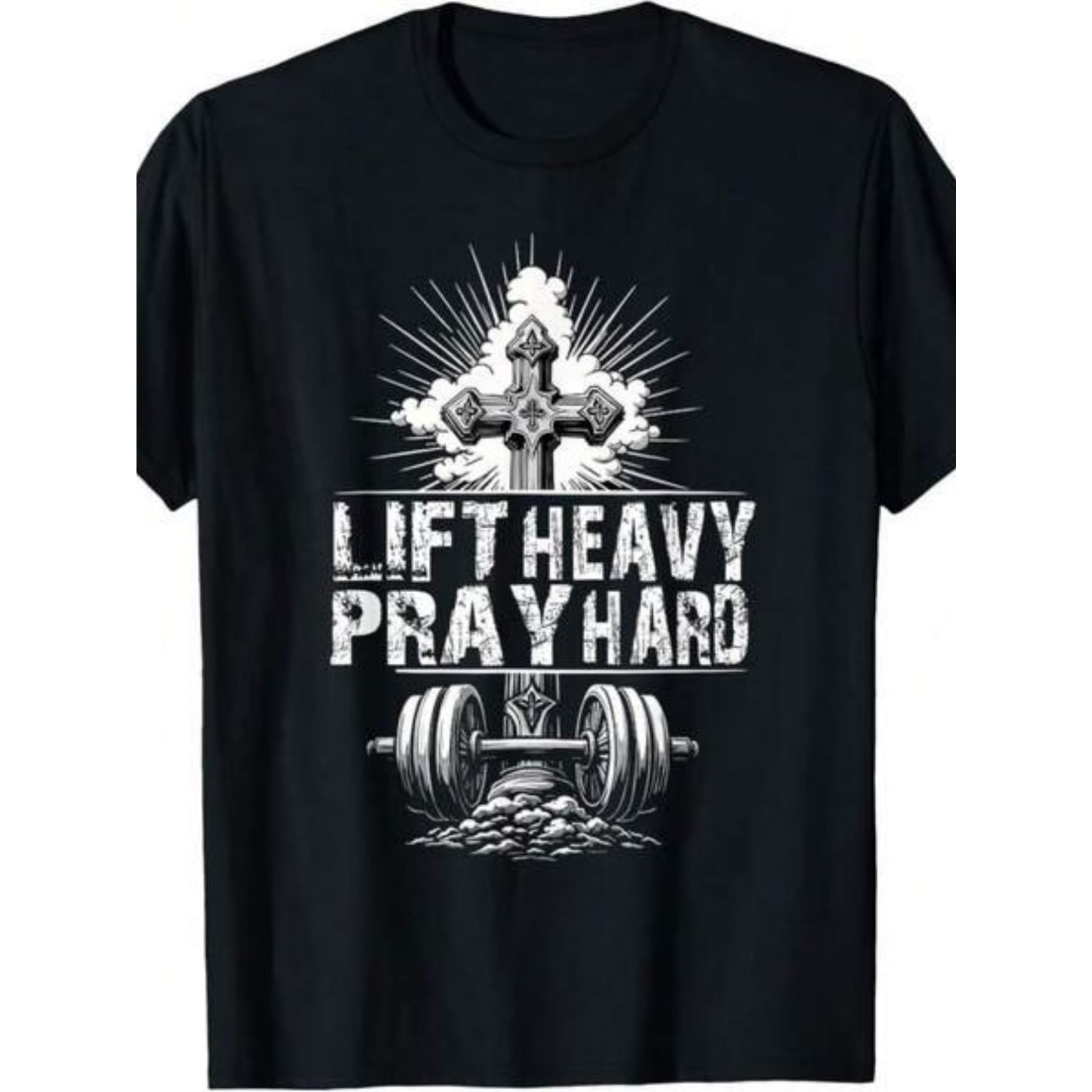 Pray Hard Christian Gym T-Shirt - Faith & Fitness Motivational Design with Cross & Barbell Graphic,Unisex Vintage Workout Tee for Men & Women XXL чорний
Pray Hard Christian Gym T-Shirt - Faith & Fitness Motivational Design with Cross & Barbell Graphic,Unisex Vintage Workout Tee for Men & Women XXL чорний