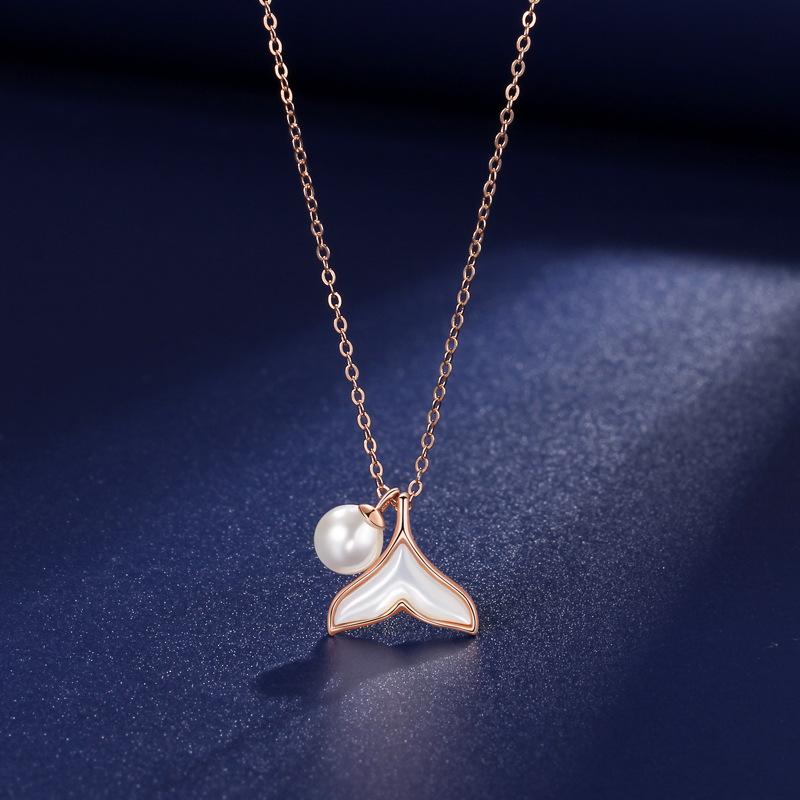 Yusheng Has Your Pearl Fishtail Necklace For Women S Fashion And Retro Temperament Versatile Mother-Of-Pearl Pendant For Women Quality
Yusheng Has Your Pearl Fishtail Necklace For Women S Fashion And Retro Temperament Versatile Mother-Of-Pearl Pendant For Women Quality
