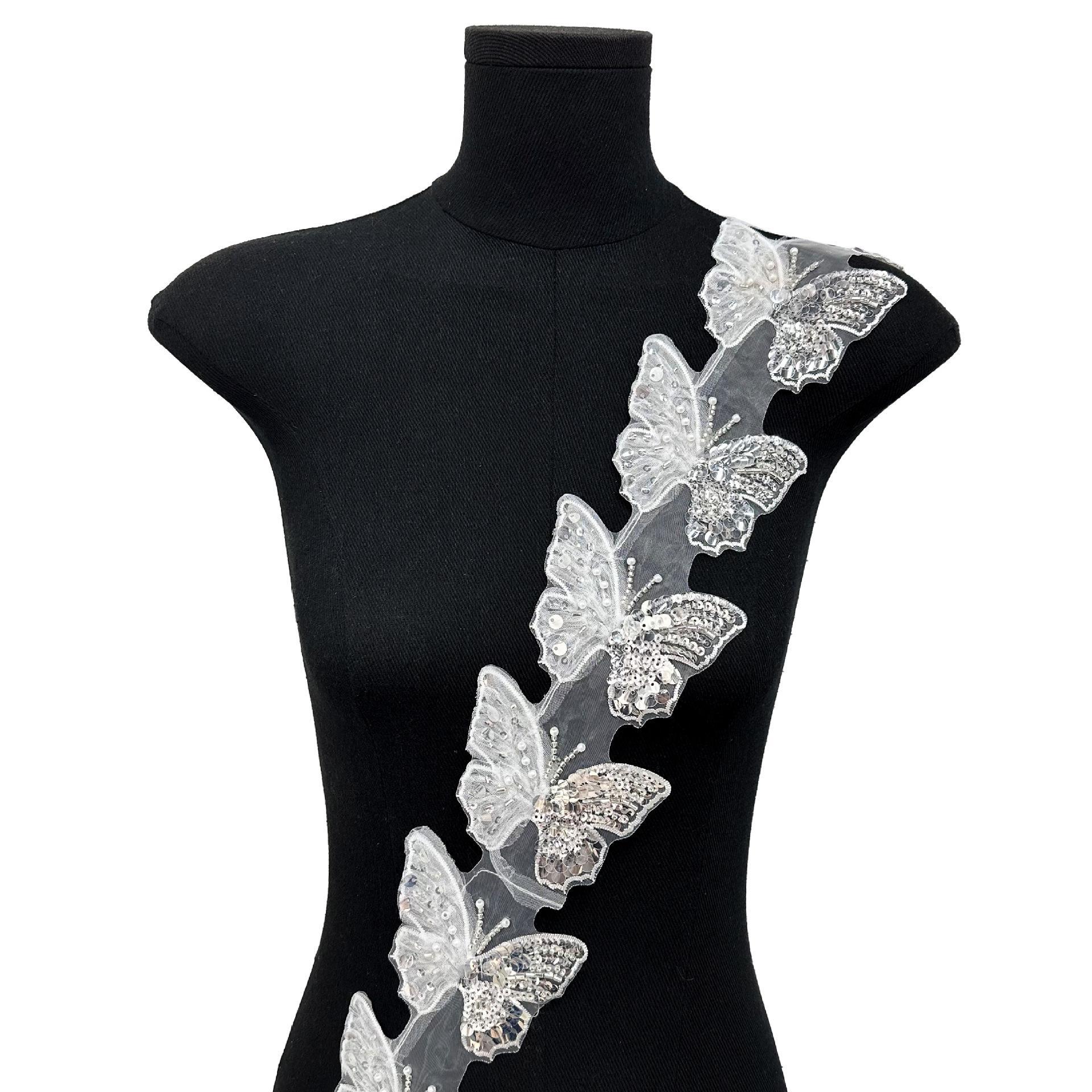 Mesh Bead Embroidery Bead Sequin Butterfly Lace Lace Children S Clothing Lolita Hair Accessories Cloth Sticker Clothing Decoration T1102 white one
Mesh Bead Embroidery Bead Sequin Butterfly Lace Lace Children S Clothing Lolita Hair Accessories Cloth Sticker Clothing Decoration T1102 white one