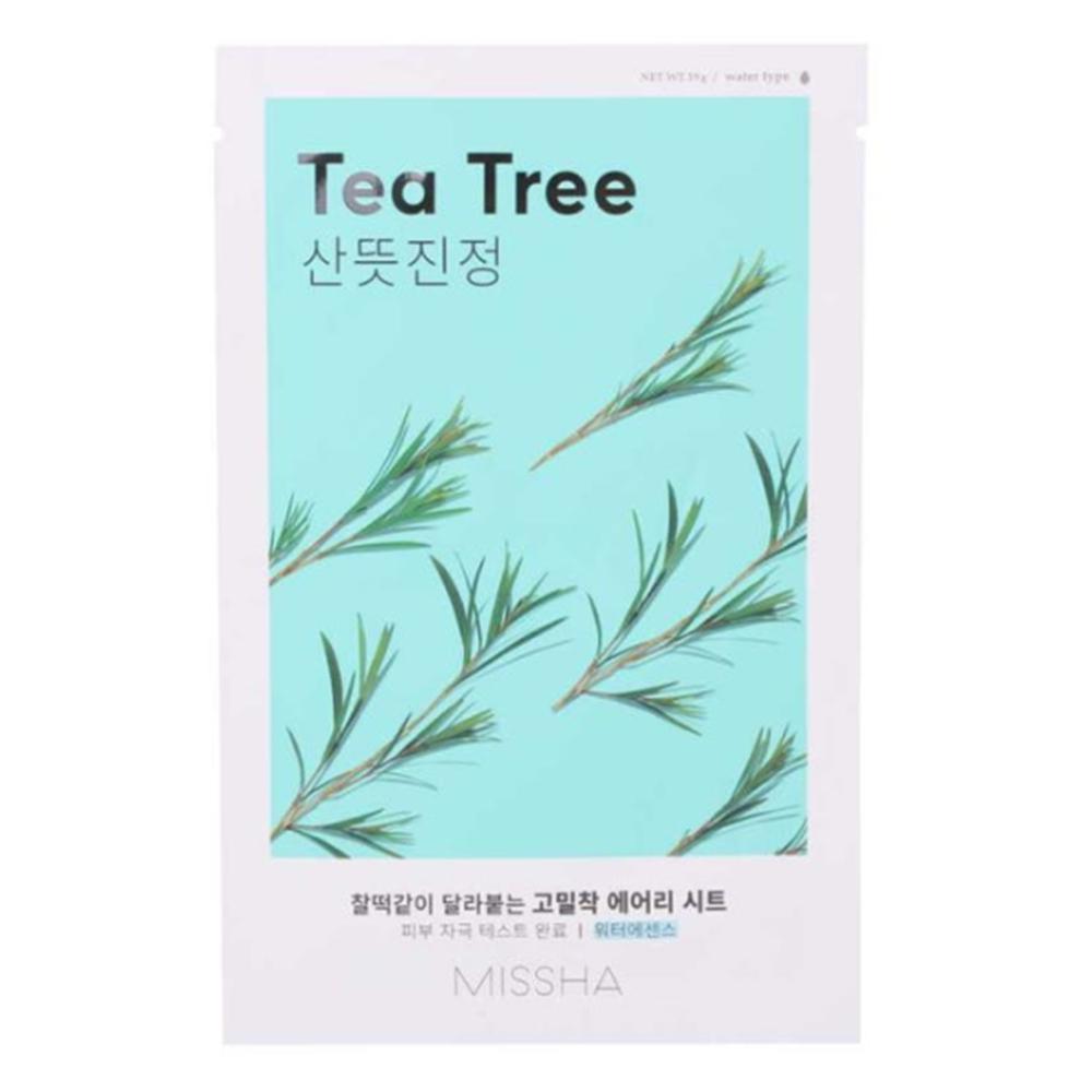 MISSHA Airy Fit Sheet Mask (Tea Tree) - Water Type (10 Sheets) Tea Tree - Water Type (10 Sheets)
MISSHA Airy Fit Sheet Mask (Tea Tree) - Water Type (10 Sheets) Tea Tree - Water Type (10 Sheets)