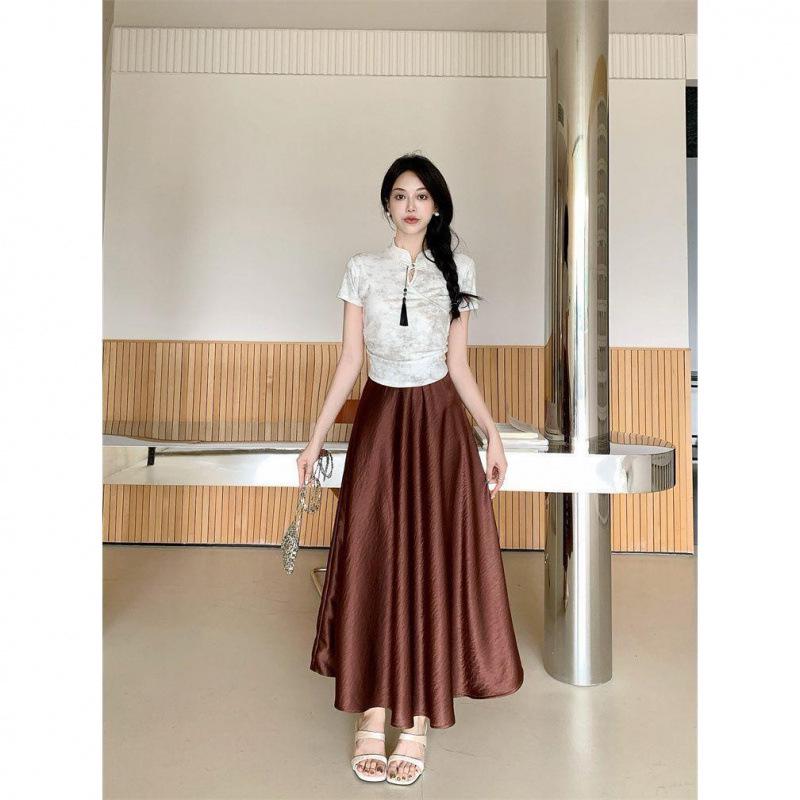 Spring Acetate Satin High-Waisted Midi Skirt: Plus Size Women s Fashion Medium кофейный
Spring Acetate Satin High-Waisted Midi Skirt: Plus Size Women s Fashion Medium кофейный