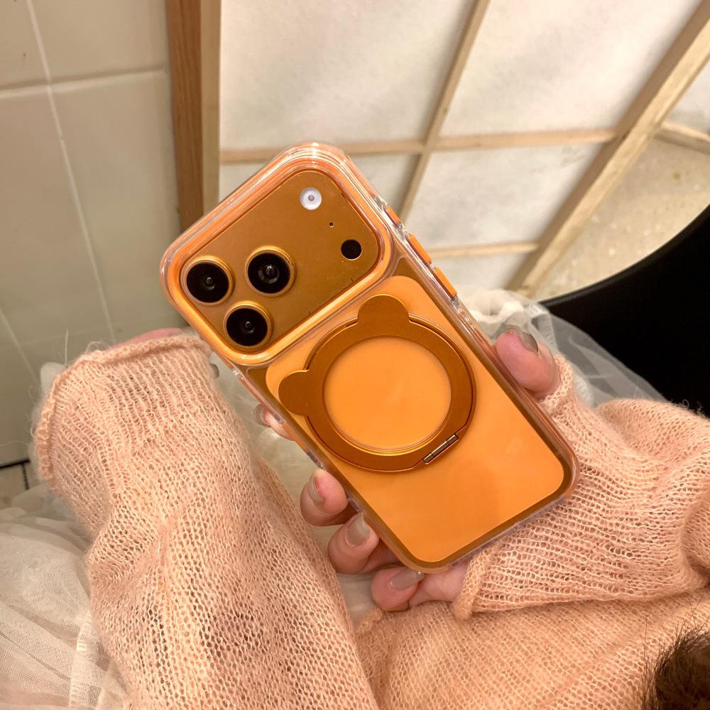 Premium 360° Rotating Bear Ear Stand for iPhone 17 Pro Max Case, Compatible with iPhone 15/14 and Apple 16. Apple 16 Pro
Premium 360° Rotating Bear Ear Stand for iPhone 17 Pro Max Case, Compatible with iPhone 15/14 and Apple 16. Apple 16 Pro