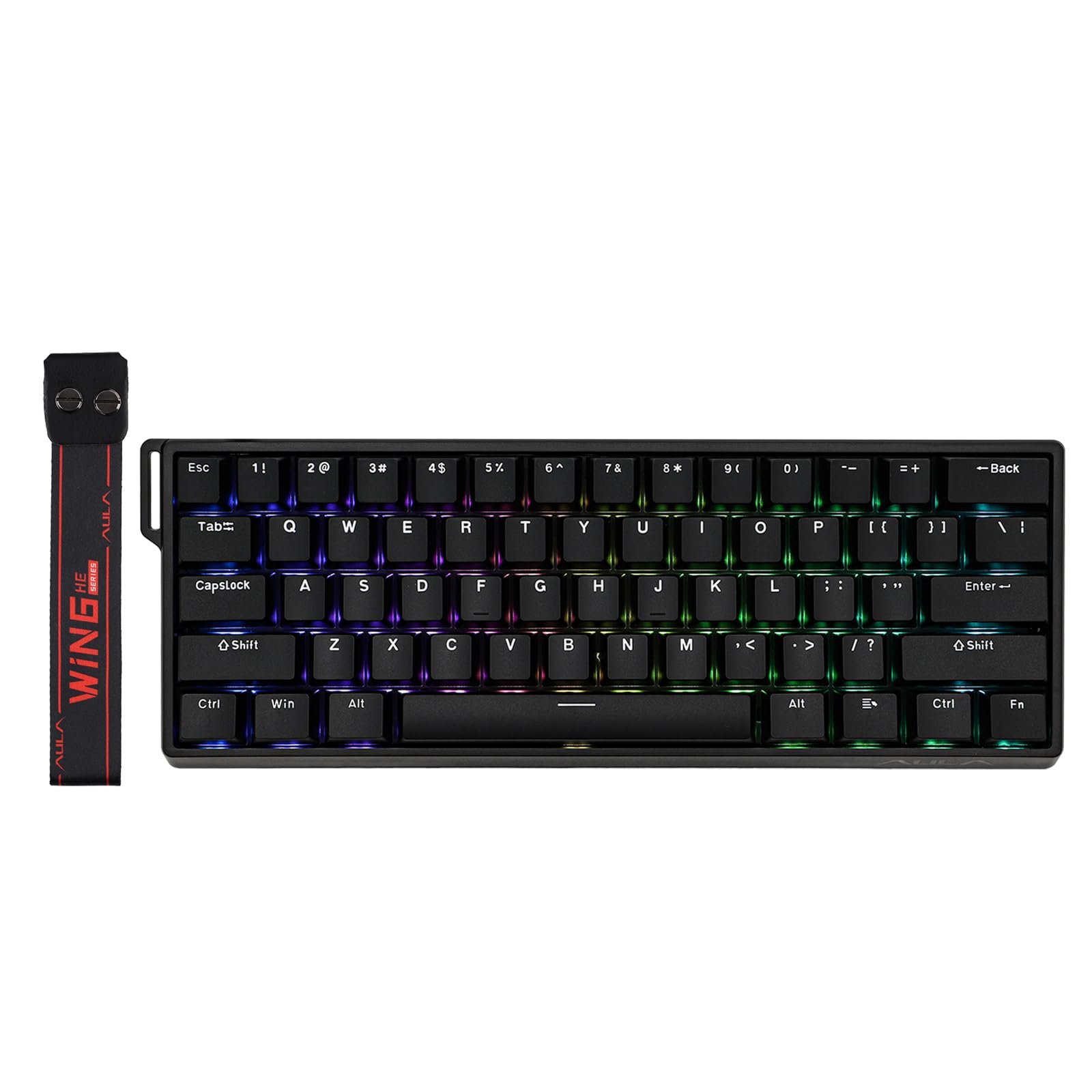EPOMAKER AULA WIN60 HE Magnetic Switch Gaming Keyboard with Adjustable Actuation 32g Actuation English 8000 Hz Polling SnapKeys Hot for FPS Detachable чорний
EPOMAKER AULA WIN60 HE Magnetic Switch Gaming Keyboard with Adjustable Actuation 32g Actuation English 8000 Hz Polling SnapKeys Hot for FPS Detachable чорний