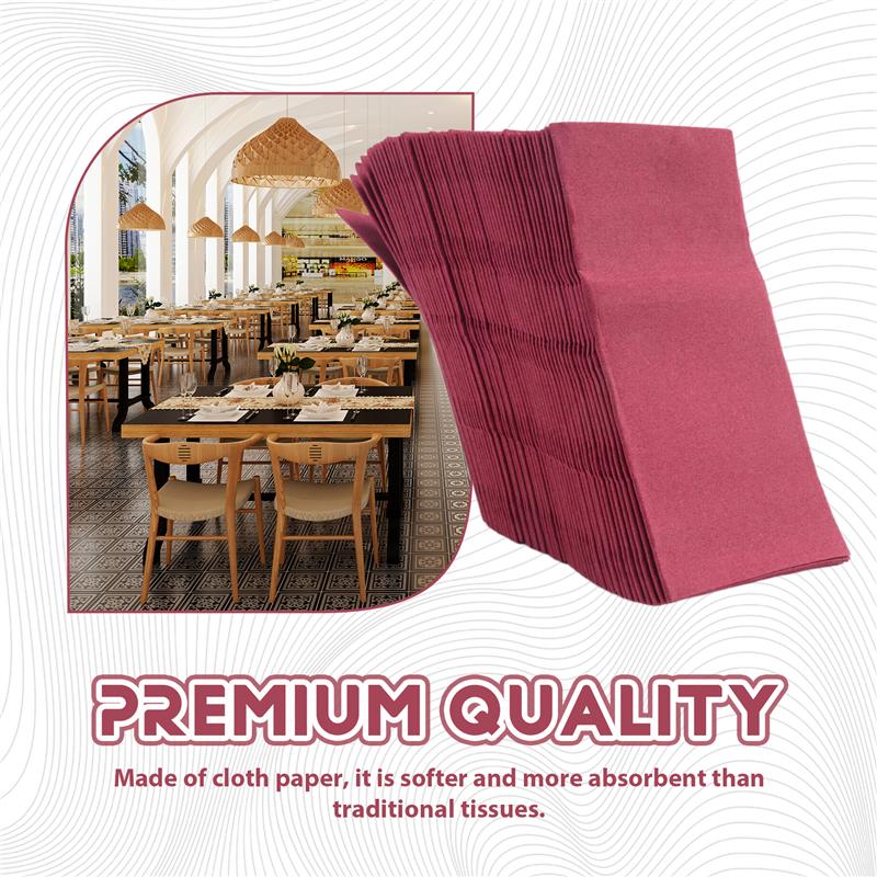 Y20A 50PCS Disposable Dinner Napkins With Built-In Flatware Pocket,Prefolded Cloth Like Paper Napkins For Wedding Party Red Dura NONE красный
Y20A 50PCS Disposable Dinner Napkins With Built-In Flatware Pocket,Prefolded Cloth Like Paper Napkins For Wedding Party Red Dura NONE красный