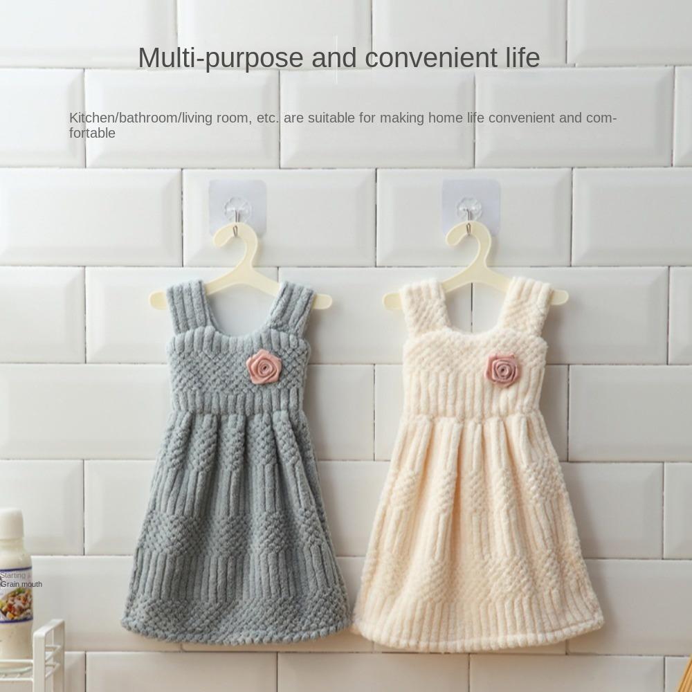 Skin-friendly Coral Velvet Hand Towels Ultrafine Fiber Bathroom Tools Portable Dress Shape Towel
Skin-friendly Coral Velvet Hand Towels Ultrafine Fiber Bathroom Tools Portable Dress Shape Towel