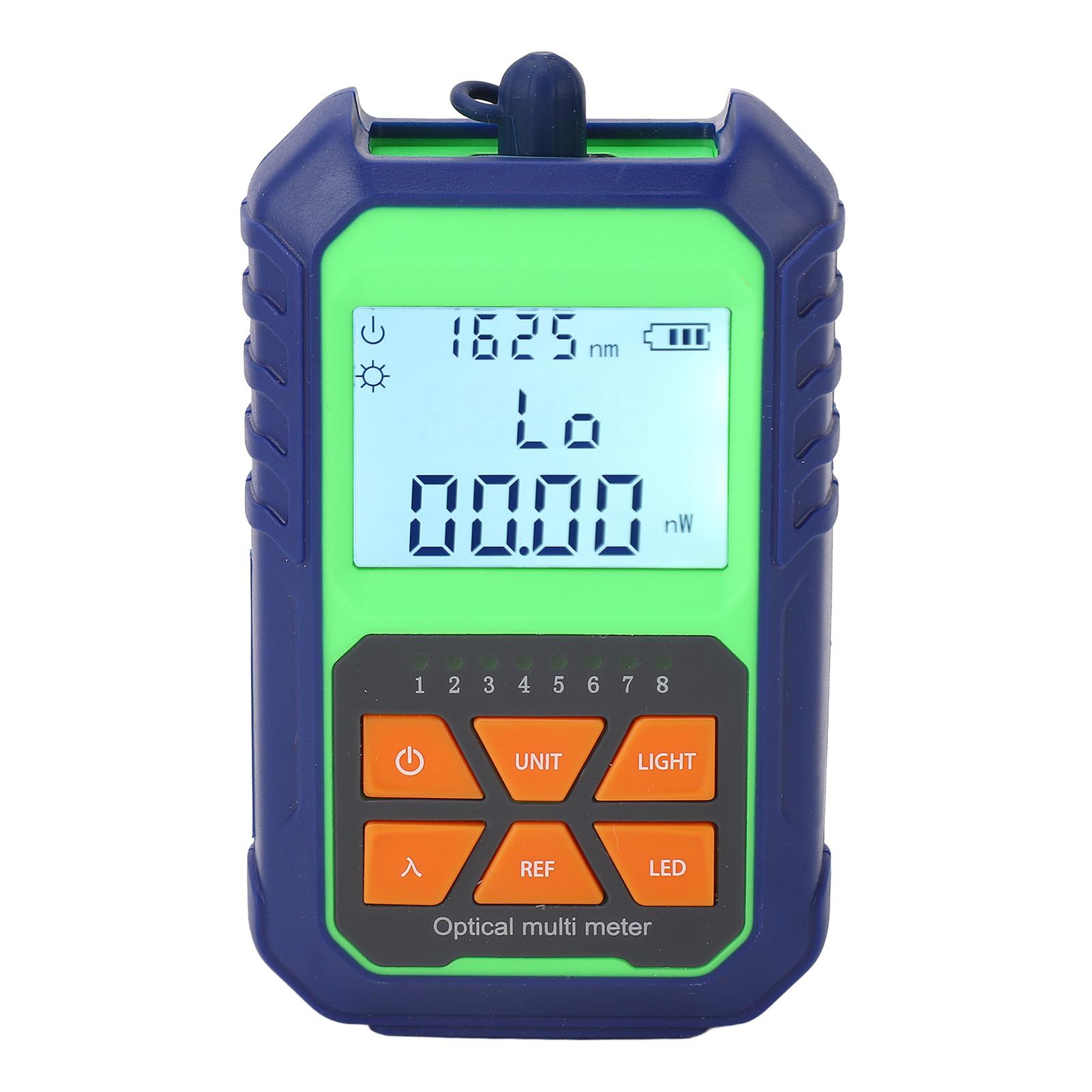 Portable Optical Power Meter 2 Backlight Modes Fiber Optic Cable Power Tester for Engineering
Portable Optical Power Meter 2 Backlight Modes Fiber Optic Cable Power Tester for Engineering