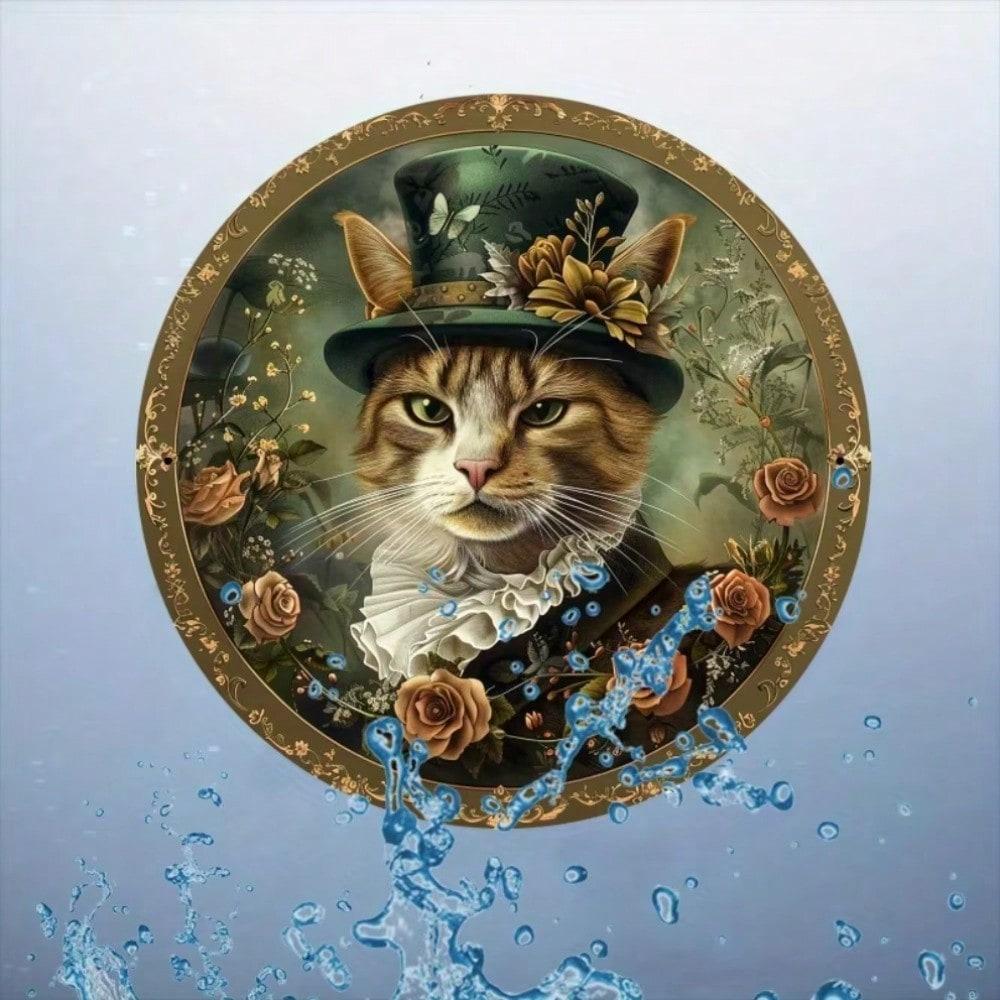 Vintage Cat Aluminum Sign Retro Round Tin Plate Wall Decor Whimsical Feline Art For Home Kitchen Garden 20x20 білий
Vintage Cat Aluminum Sign Retro Round Tin Plate Wall Decor Whimsical Feline Art For Home Kitchen Garden 20x20 білий