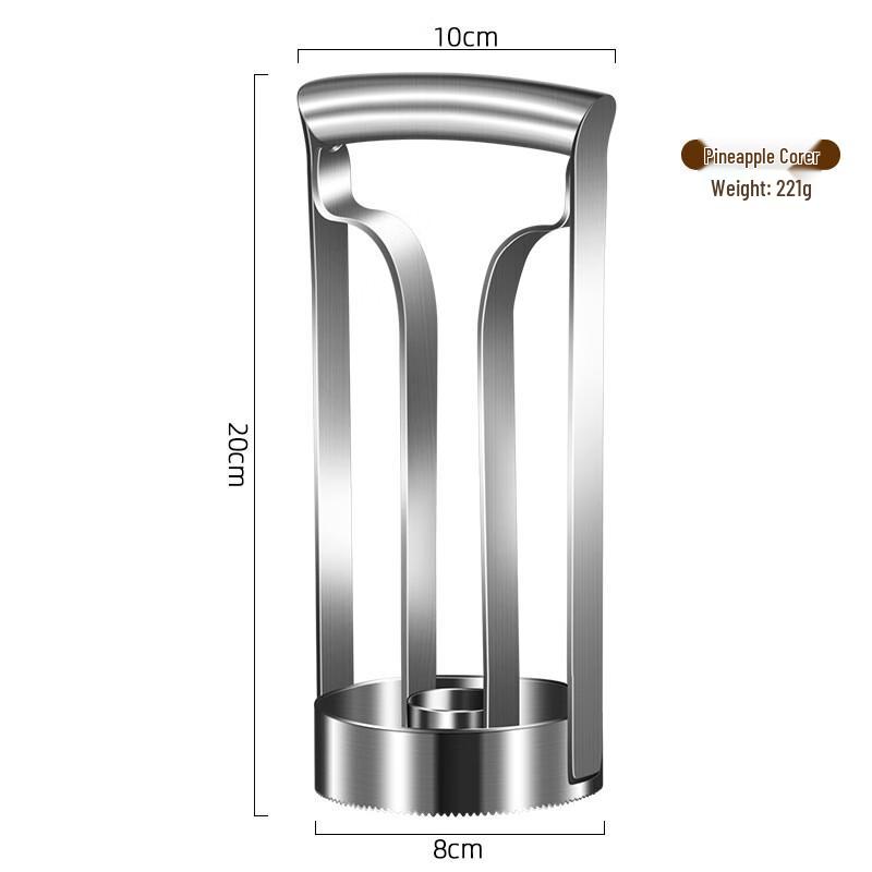 Wutuo Stainless Steel Pineapple Corer & Slicer
Wutuo Stainless Steel Pineapple Corer & Slicer