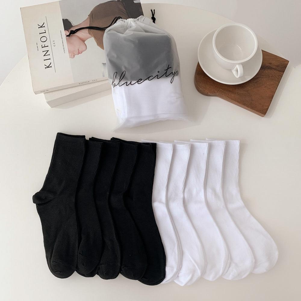 Базовые носки до середины шеи Blue City Daily, набор из 10 пар в сумке 
Базовые носки до середины шеи Blue City Daily, набор из 10 пар в сумке