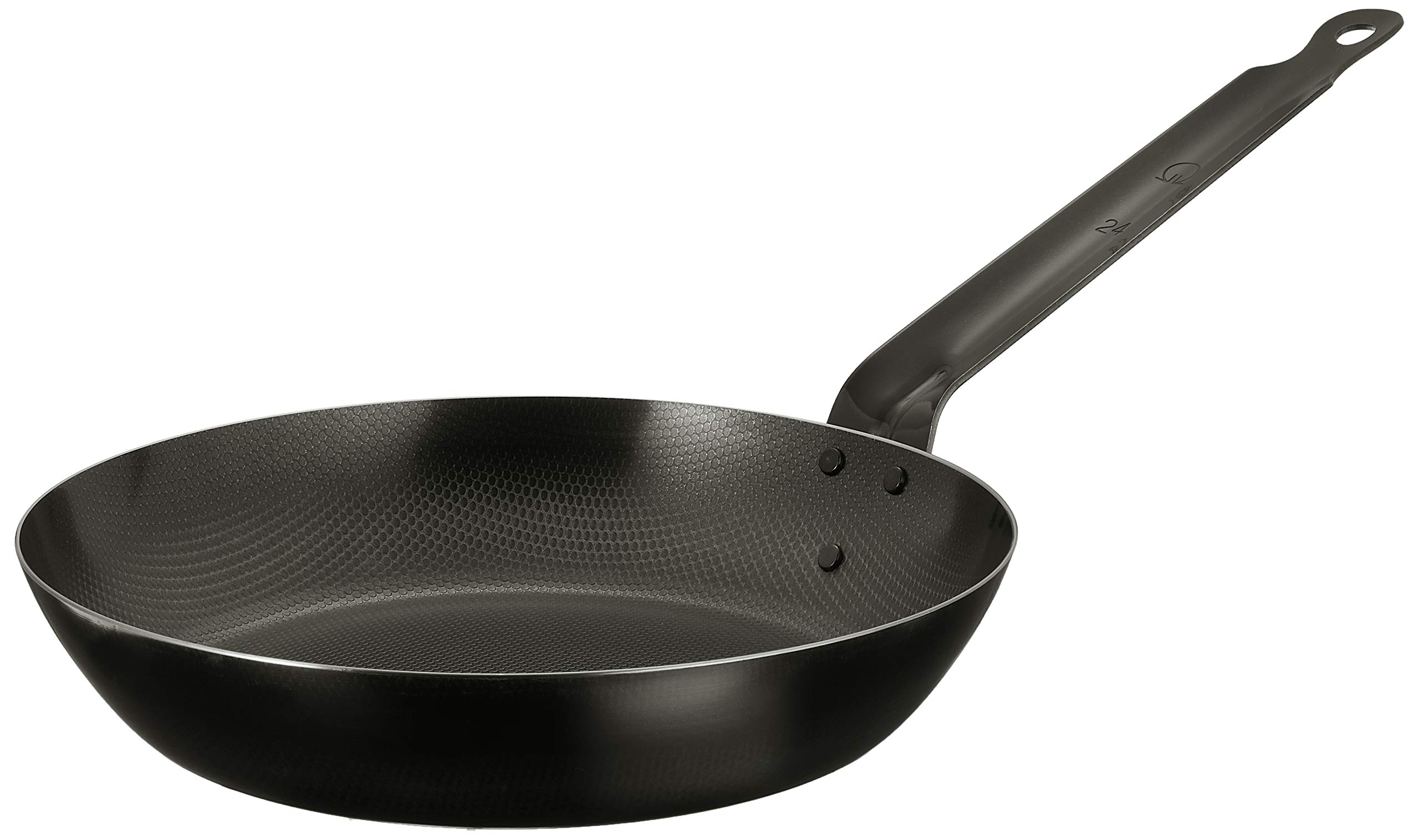 Endo Shoji TKG Iron Frying Pan 24cm Embossed surface with uneven pattern Reduces contact area with food so it stick IH compatible Inner diameter x
Endo Shoji TKG Iron Frying Pan 24cm Embossed surface with uneven pattern Reduces contact area with food so it stick IH compatible Inner diameter x