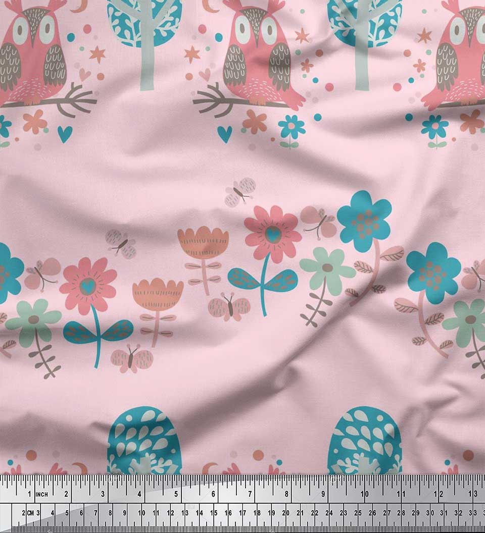 Soimoi Japan Crepe Satin Ткань с цветочным принтом, деревом и совой Детская ткань с принтом на метр 42 дюйма 42 Inch Wide - Poly Crepe чёрный
Soimoi Japan Crepe Satin Ткань с цветочным принтом, деревом и совой Детская ткань с принтом на метр 42 дюйма 42 Inch Wide - Poly Crepe чёрный