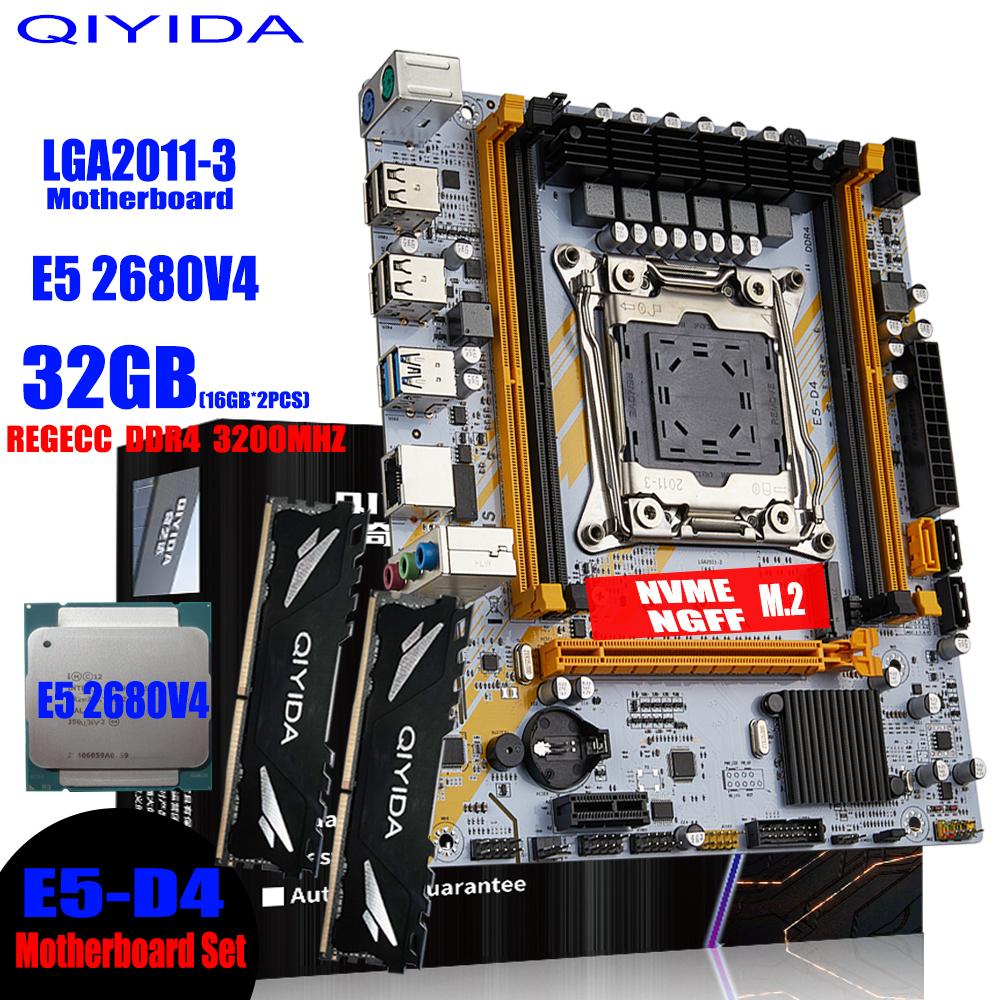 QIYIDA X99 Материнська плата LGA 2011-3 Set Kit Xeon E5 2680 V4 CPU Processor 32G=2*16G DDR4 REG ECC RAM Memory NAME M.2 Motherboard+CPU+RAM
QIYIDA X99 Материнська плата LGA 2011-3 Set Kit Xeon E5 2680 V4 CPU Processor 32G=2*16G DDR4 REG ECC RAM Memory NAME M.2 Motherboard+CPU+RAM