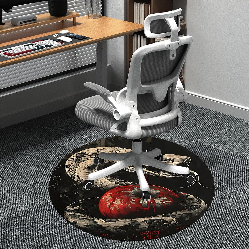 1PC Snake Apple Office Round Area Rug, Indoor Mat Suitable For Office, Under Office Chairs Bedroom Living Room Home Decor, Room DecoT1223052 80cm by 80cm
1PC Snake Apple Office Round Area Rug, Indoor Mat Suitable For Office, Under Office Chairs Bedroom Living Room Home Decor, Room DecoT1223052 80cm by 80cm