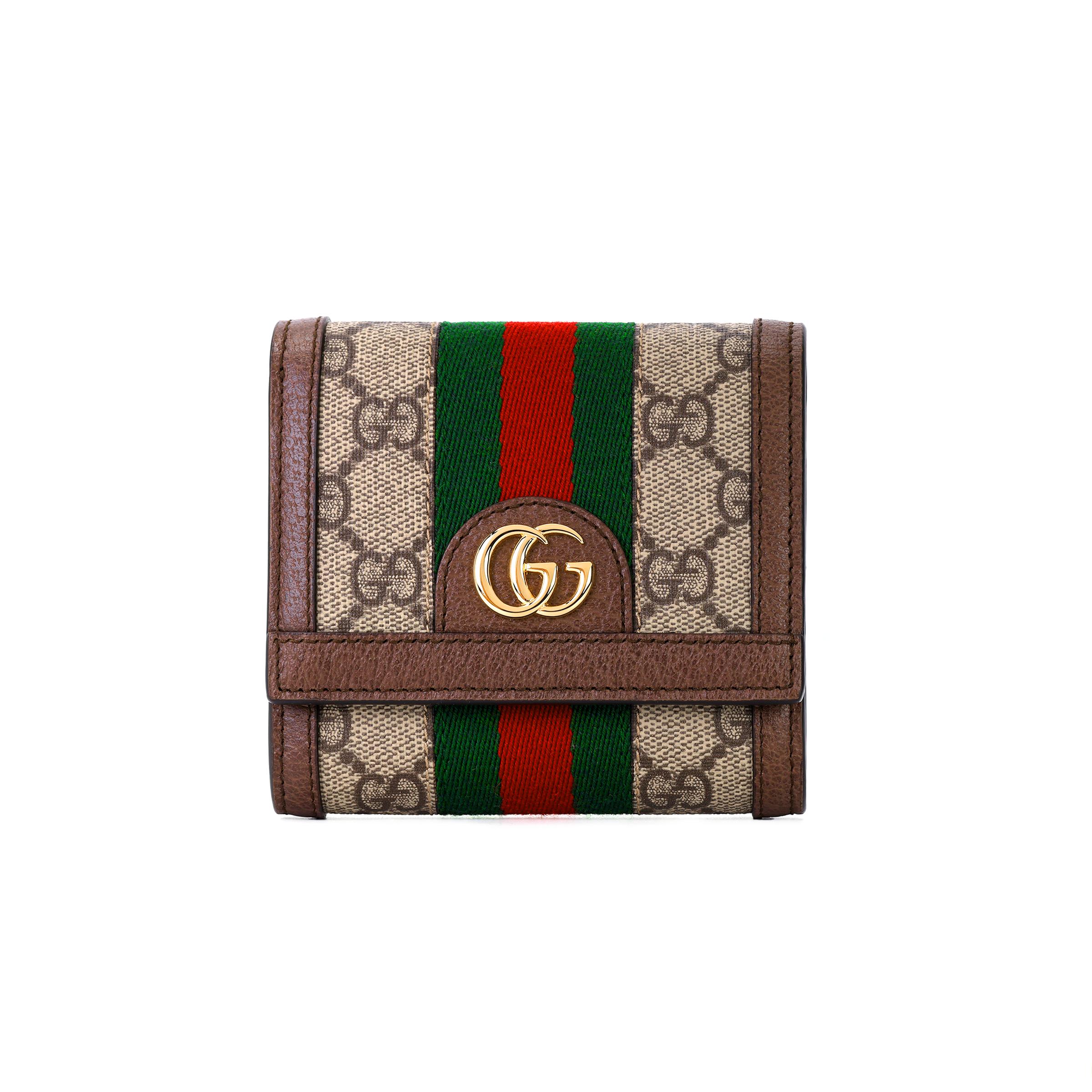 Gucci Ophidia GG Supreme Canvas Web Stripe Bi-fold Wallet With Gold Double G Logo For Unisex Luxury Daily Use Box(Basic Set+Box)
Gucci Ophidia GG Supreme Canvas Web Stripe Bi-fold Wallet With Gold Double G Logo For Unisex Luxury Daily Use Box(Basic Set+Box)