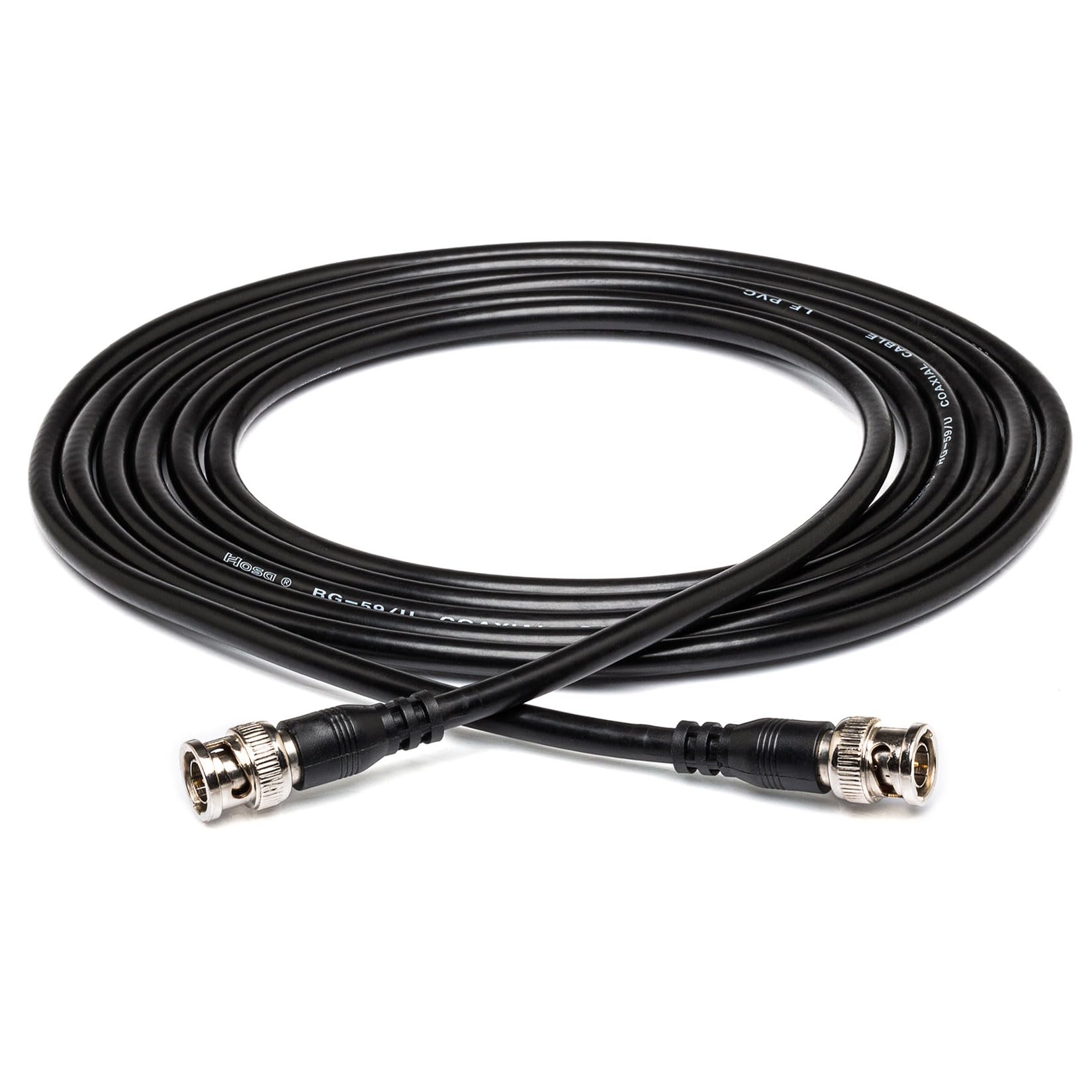 Hosa 75 Ohm Ideal for Composite Video or Word Clock 3m BNC-Coaxial Cable, Cables, BNC-59-110 чорний
Hosa 75 Ohm Ideal for Composite Video or Word Clock 3m BNC-Coaxial Cable, Cables, BNC-59-110 чорний