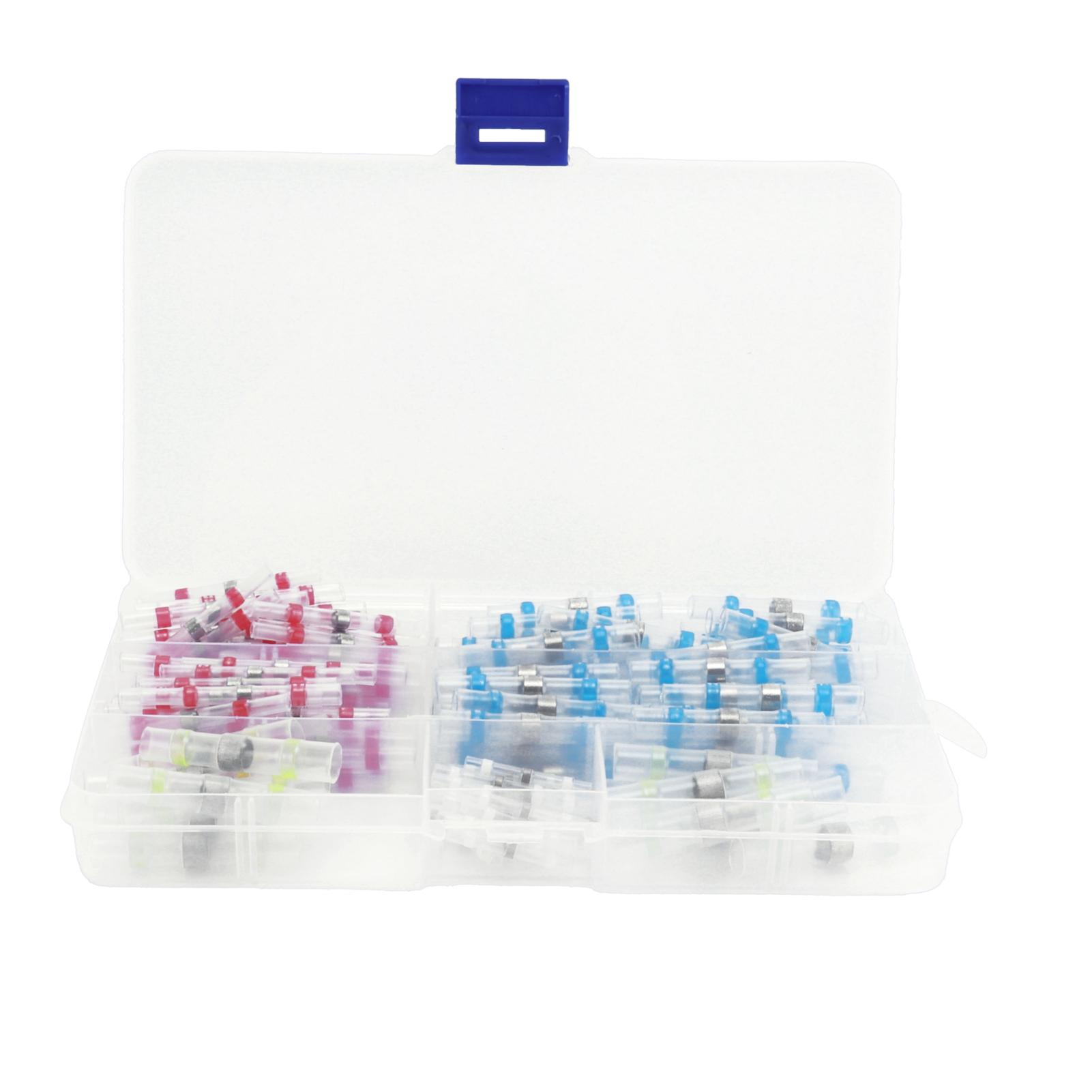 Heat Shrink Butt Connectors Insulated Waterproof Electrical Wire Crimp Solder Ring Terminals150Pcs
Heat Shrink Butt Connectors Insulated Waterproof Electrical Wire Crimp Solder Ring Terminals150Pcs